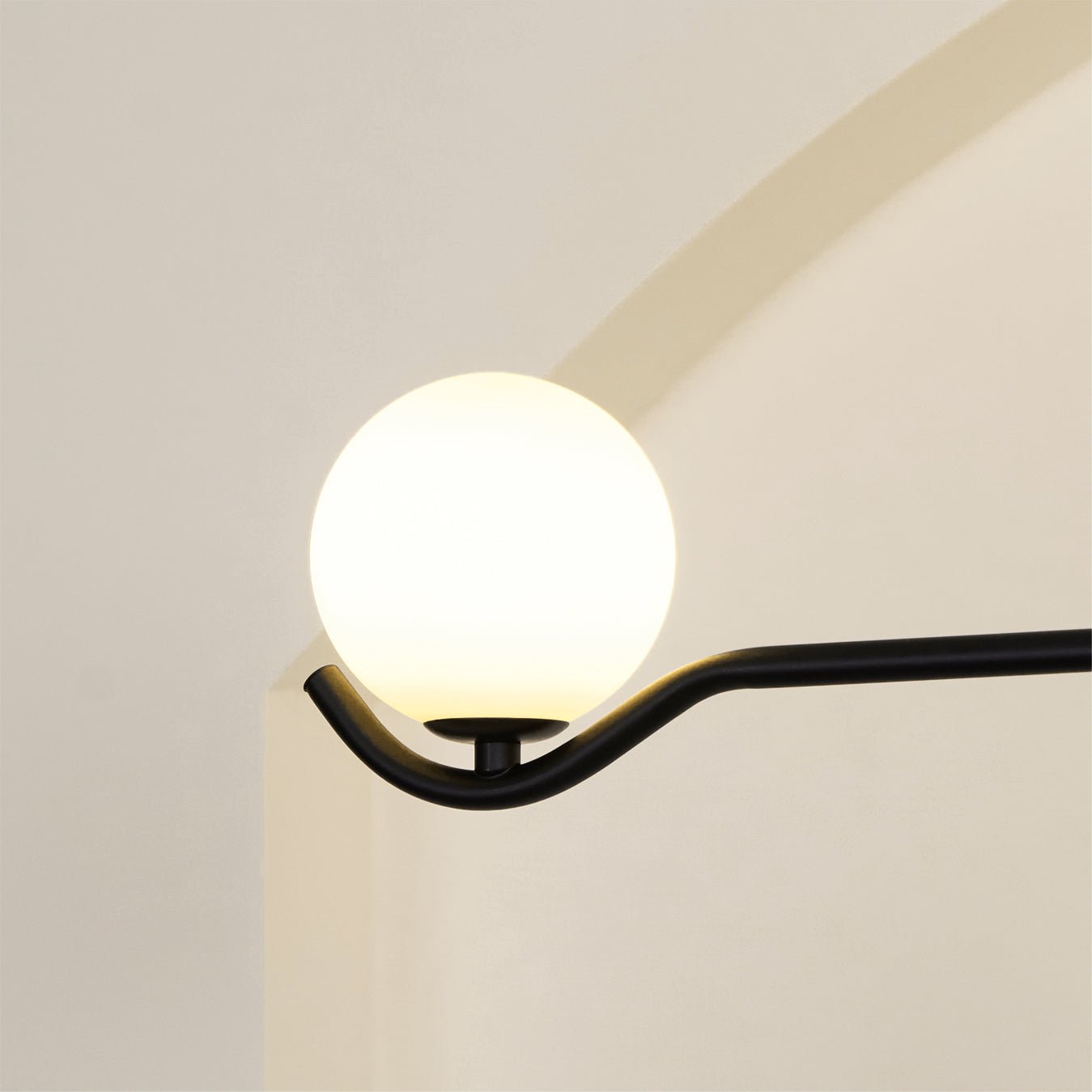 Kominex Pendant Lamp Frame Black Glass-Neutral Decor