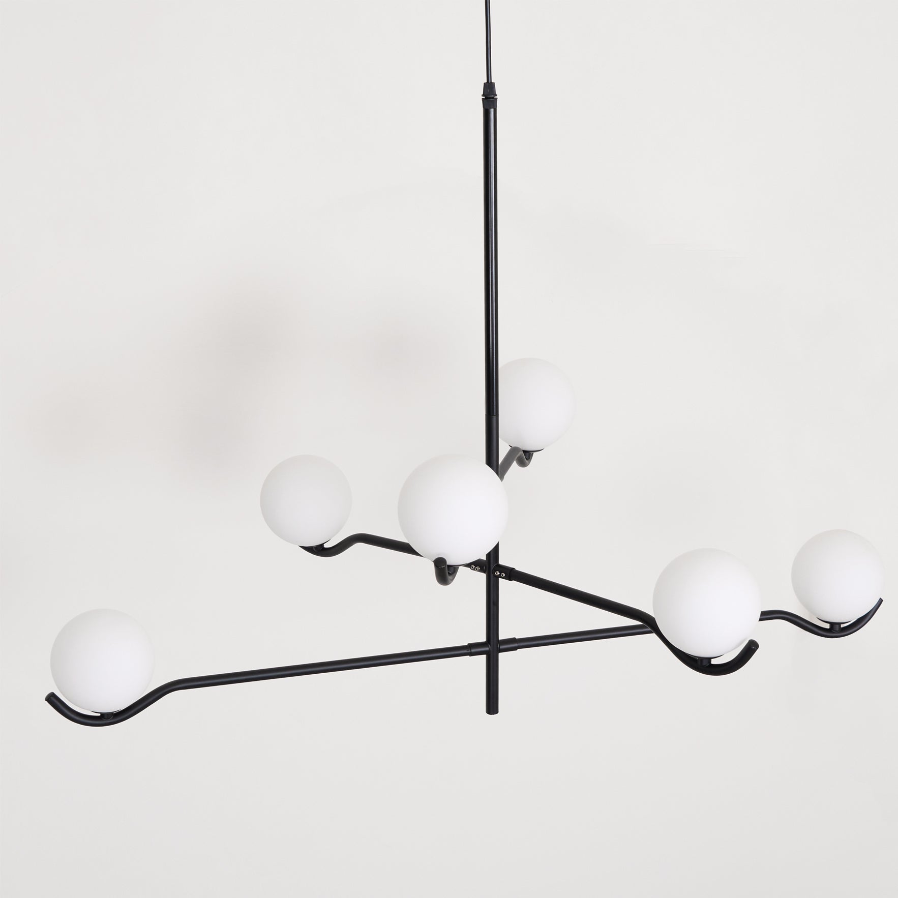 Kominex Pendant Lamp Frame Black Glass-Neutral Decor