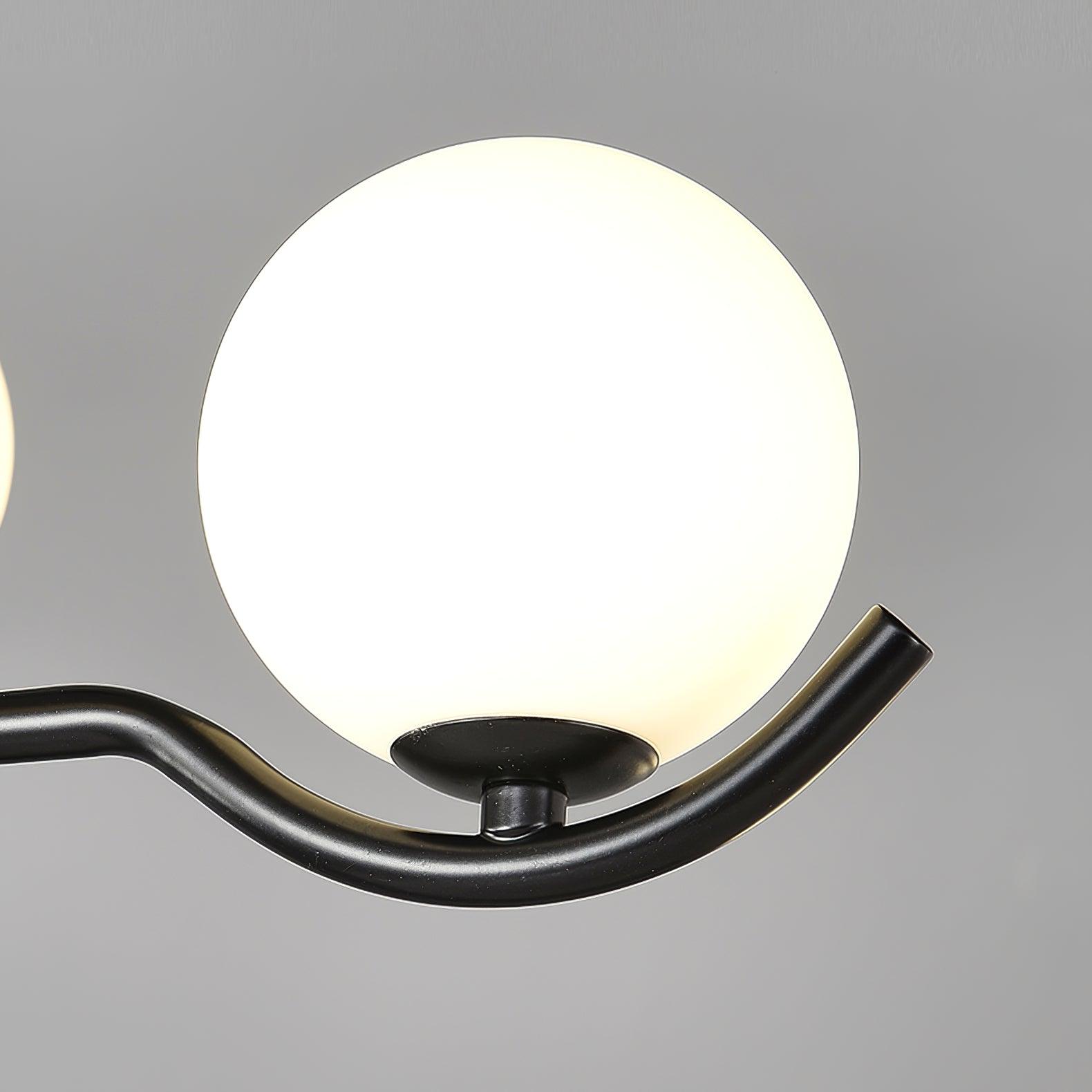 Kominex Pendant Lamp Frame Black Glass-Neutral Decor