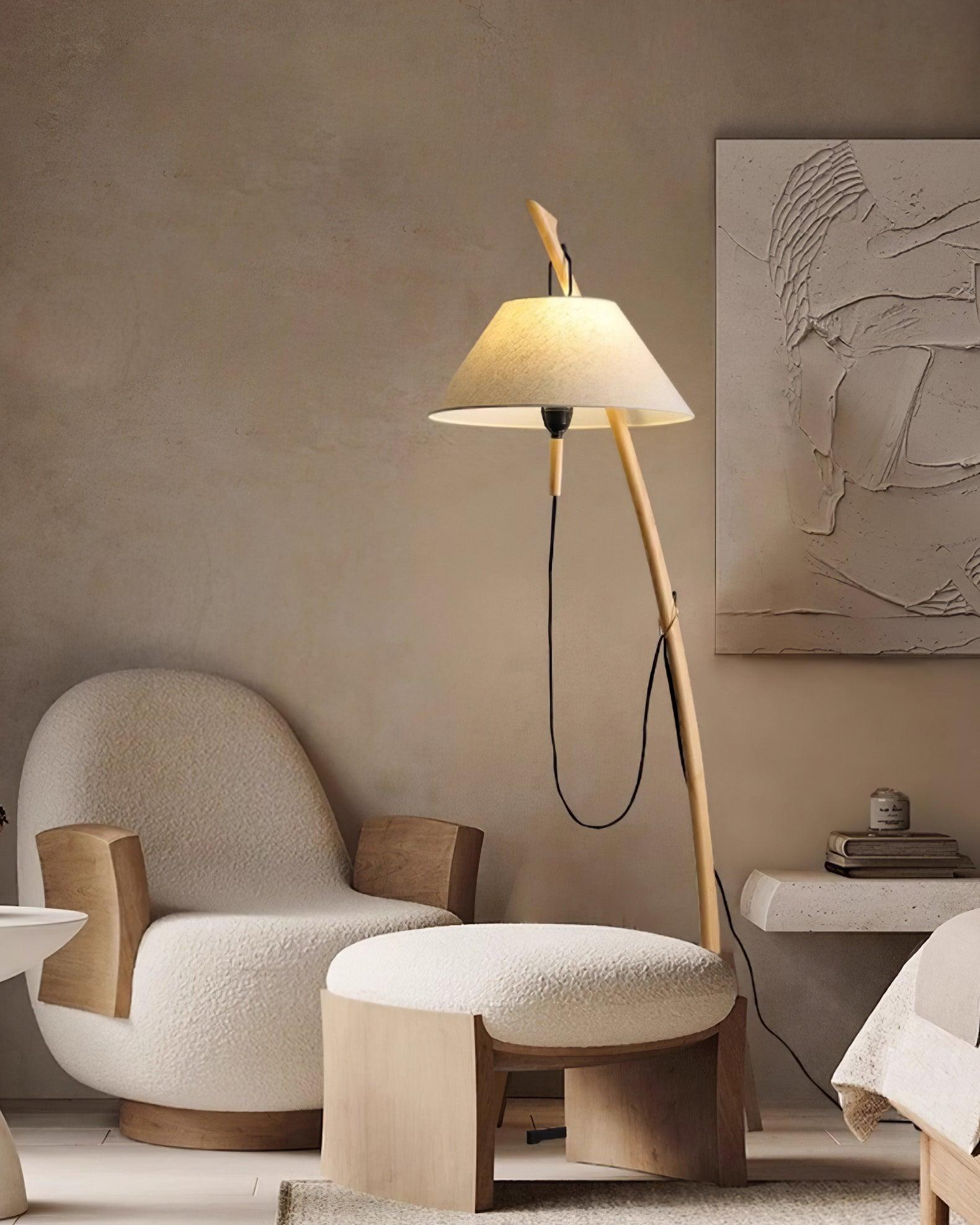 Irigen Arc Floor Lamp-Neutral Decor