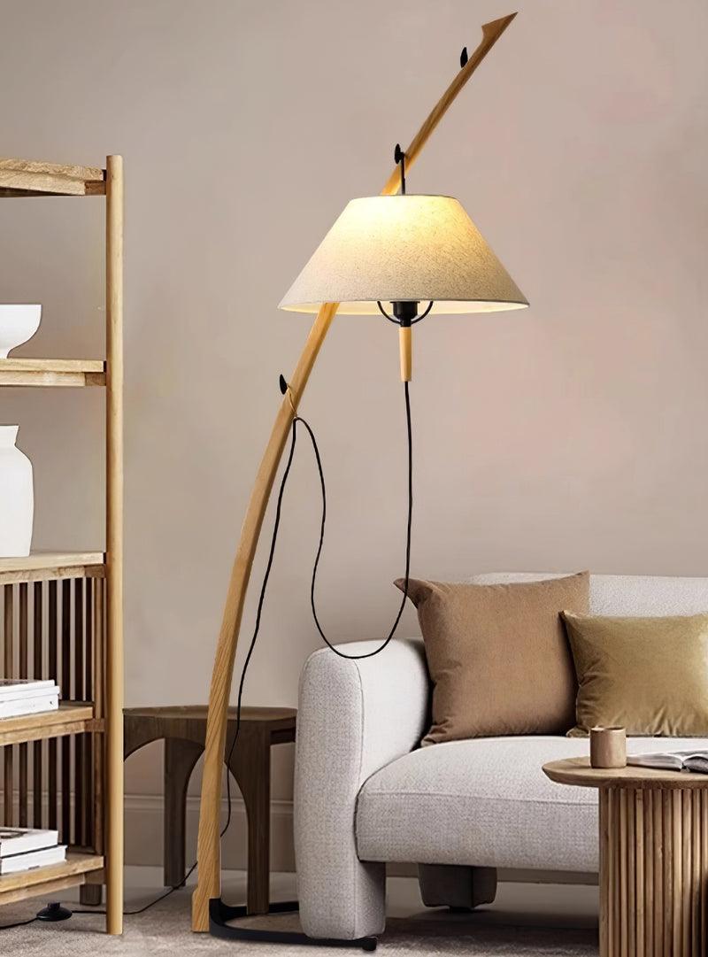 Irigen Arc Floor Lamp-Neutral Decor