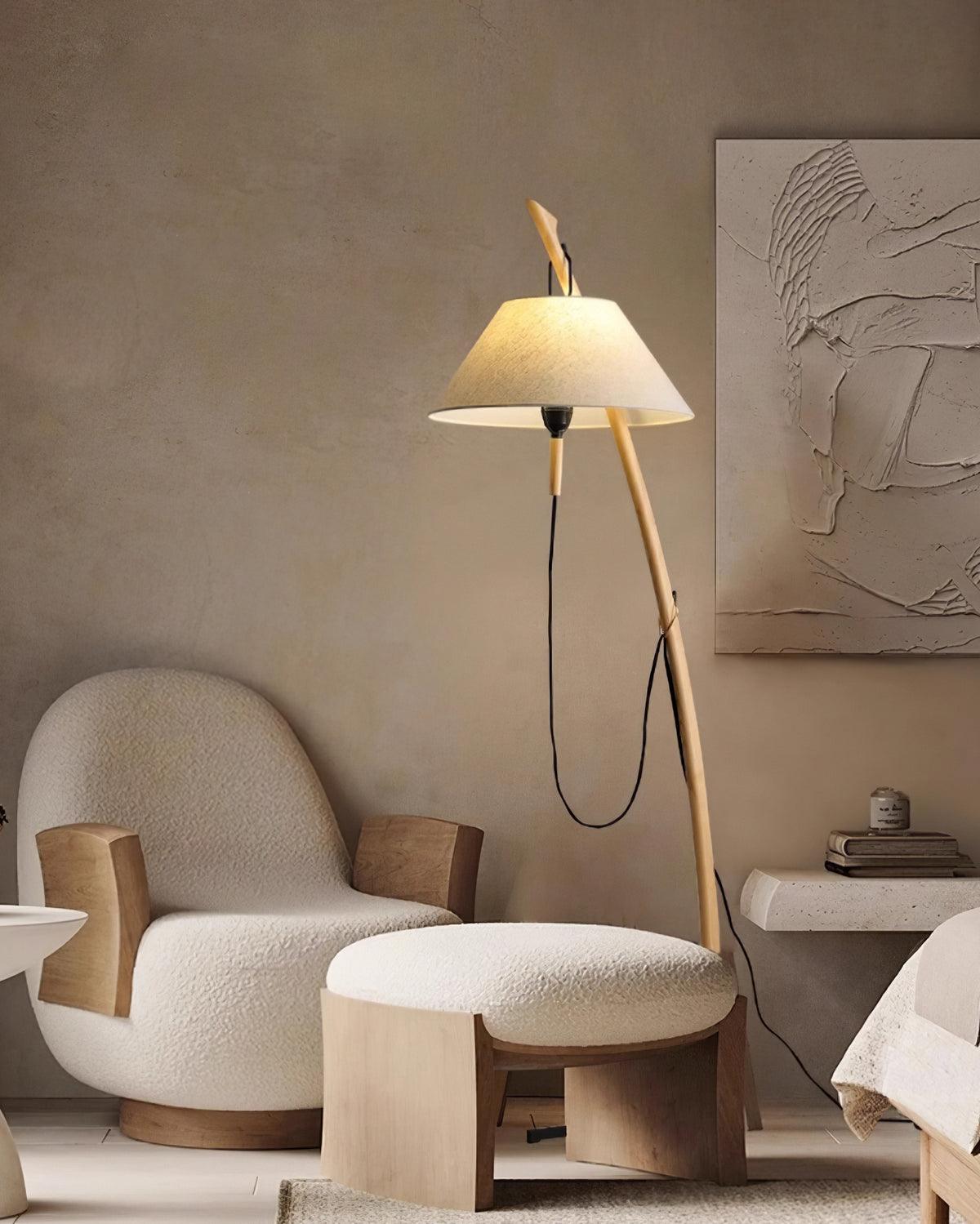 Irigen Arc Floor Lamp-Neutral Decor