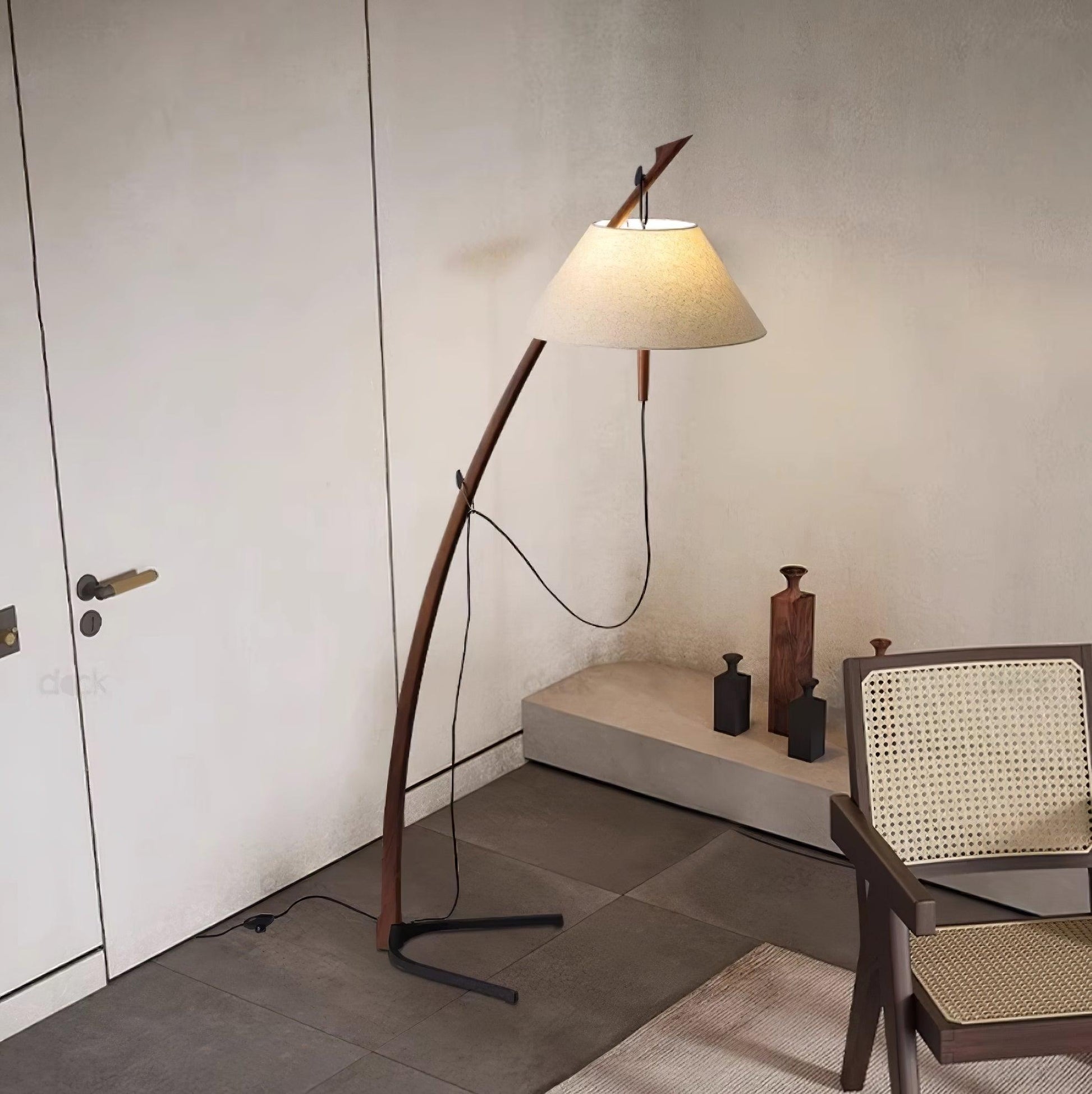 Irigen Arc Floor Lamp-Neutral Decor