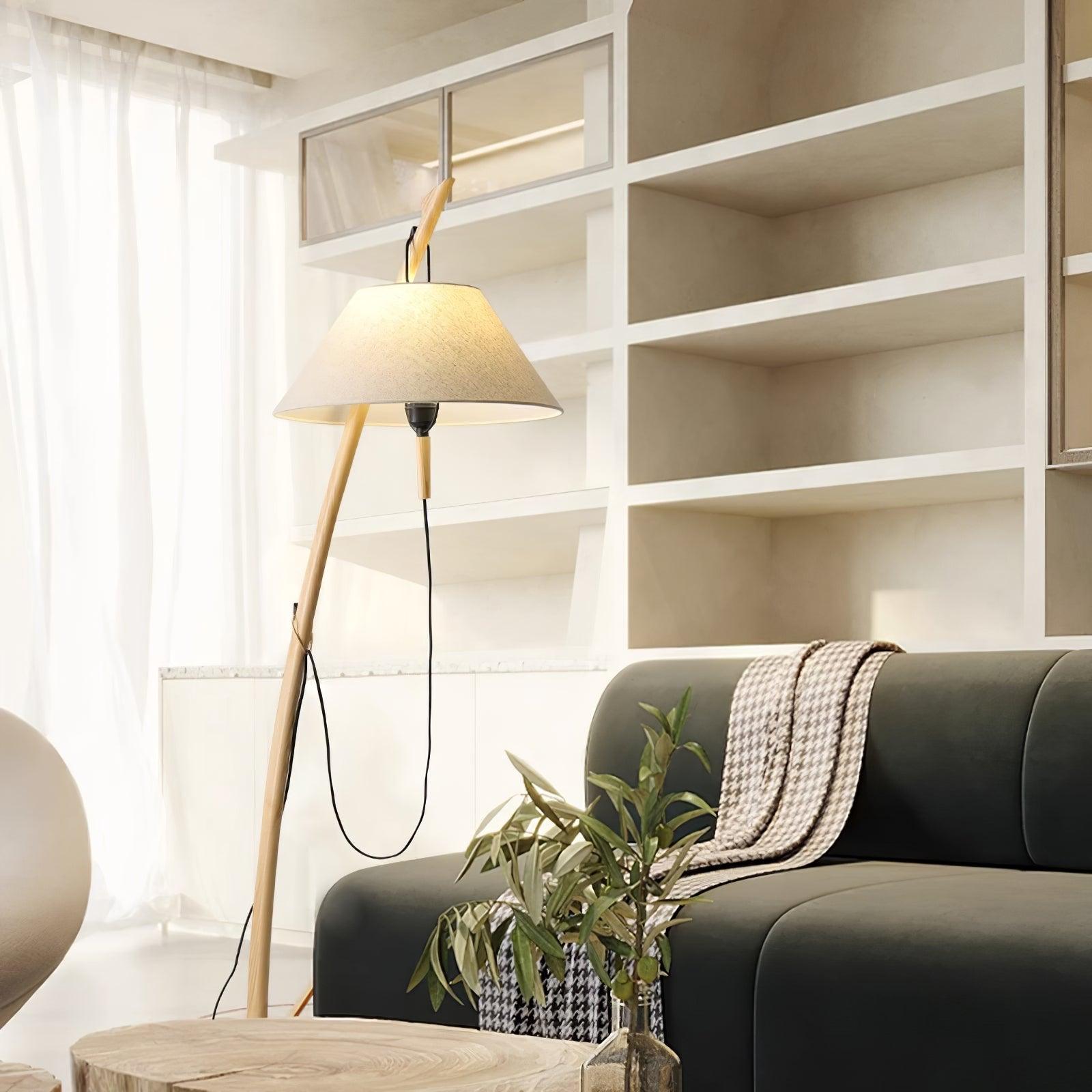 Irigen Arc Floor Lamp-Neutral Decor