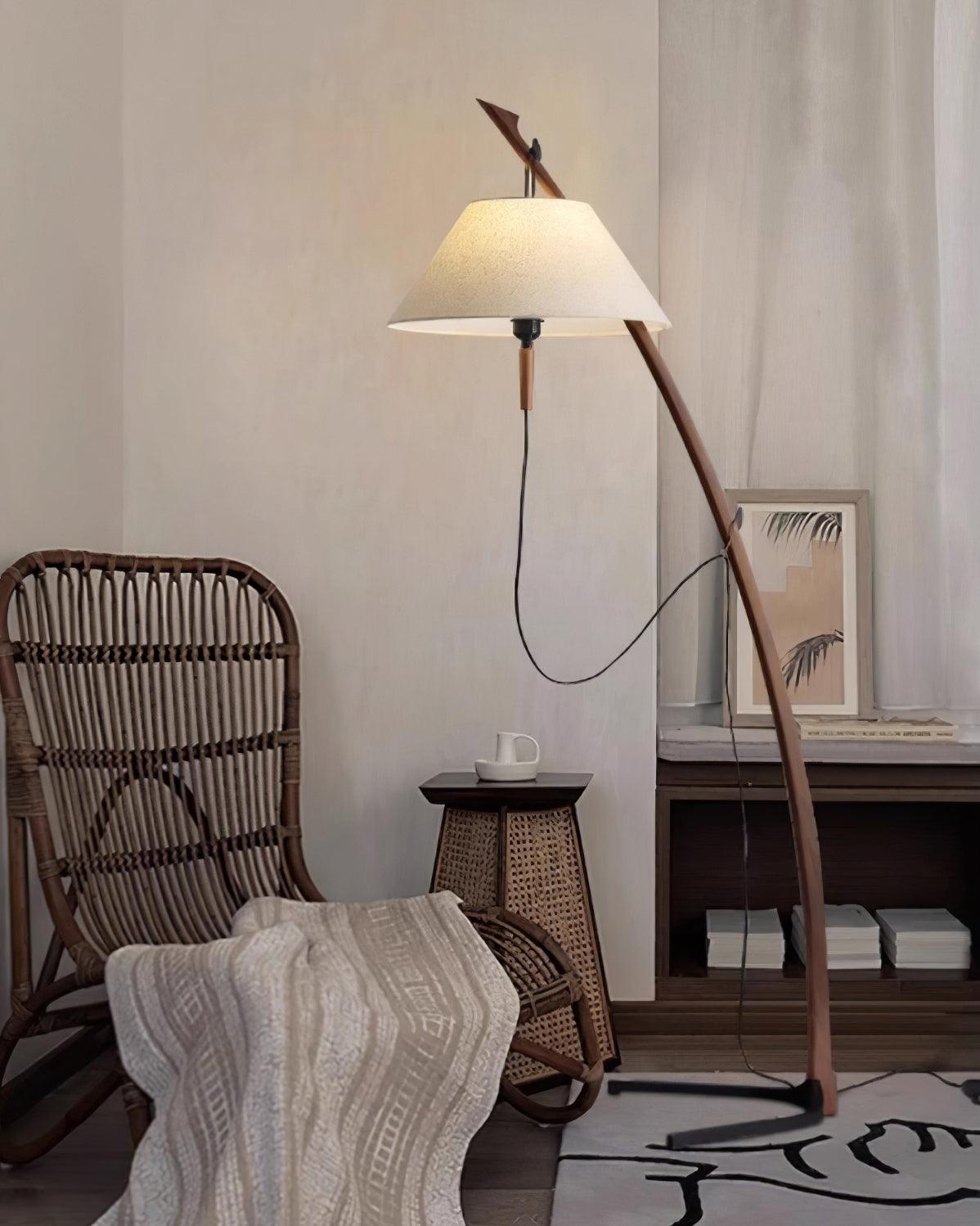 Irigen Arc Floor Lamp-Neutral Decor
