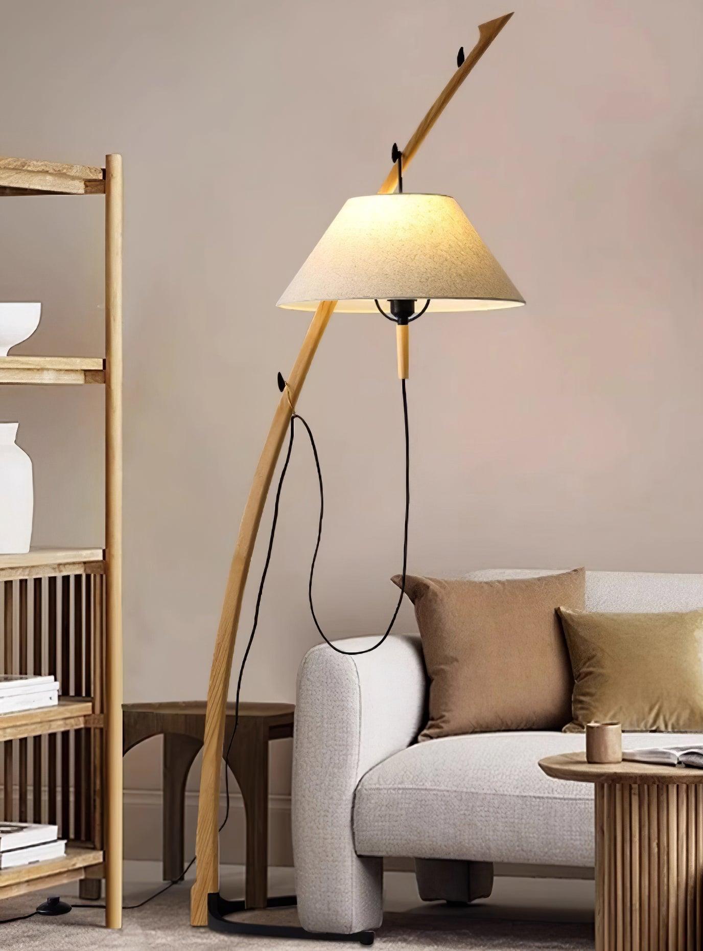 Irigen Arc Floor Lamp-Neutral Decor