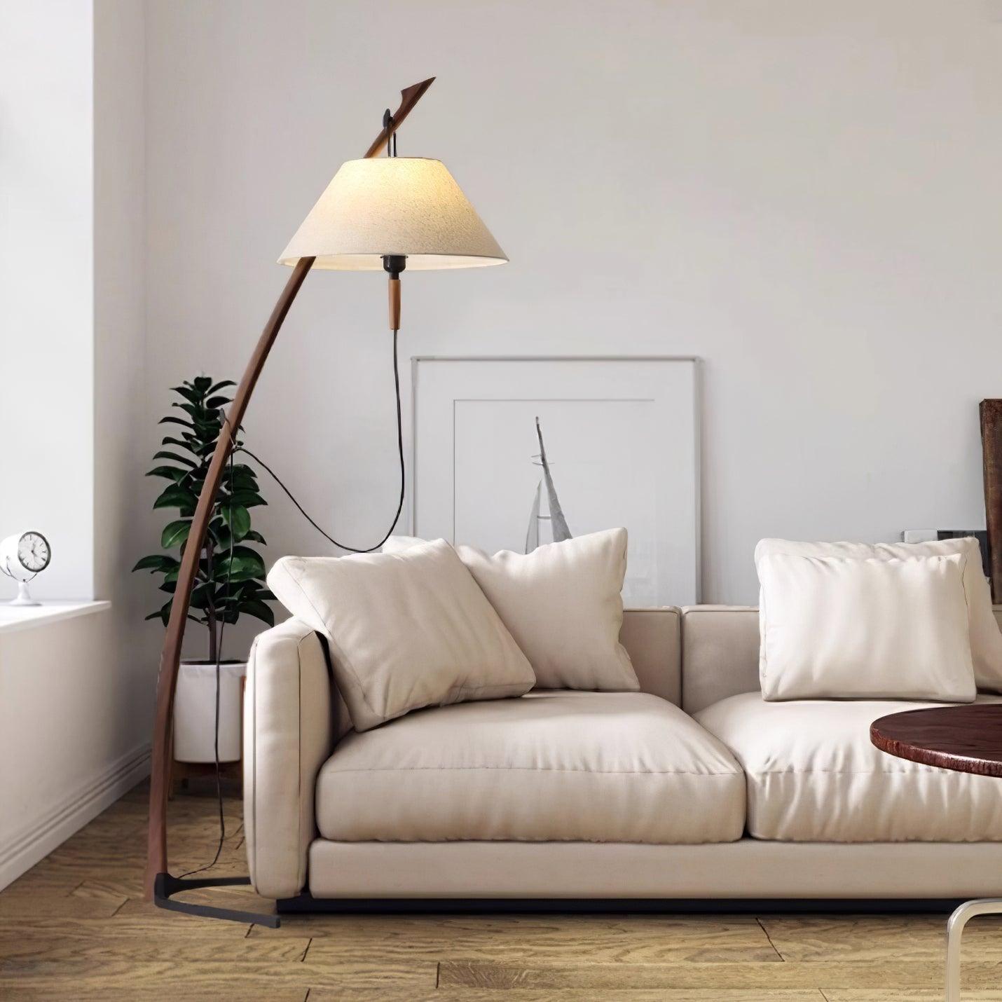 Irigen Arc Floor Lamp-Neutral Decor