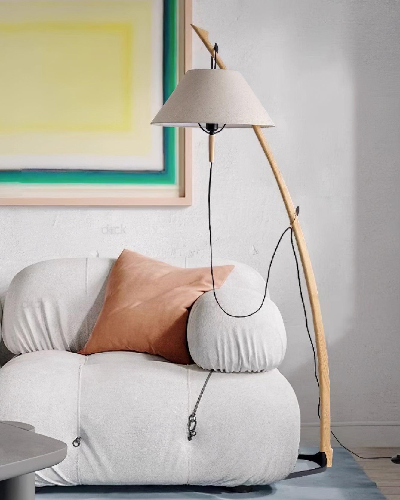 Irigen Arc Floor Lamp-Neutral Decor