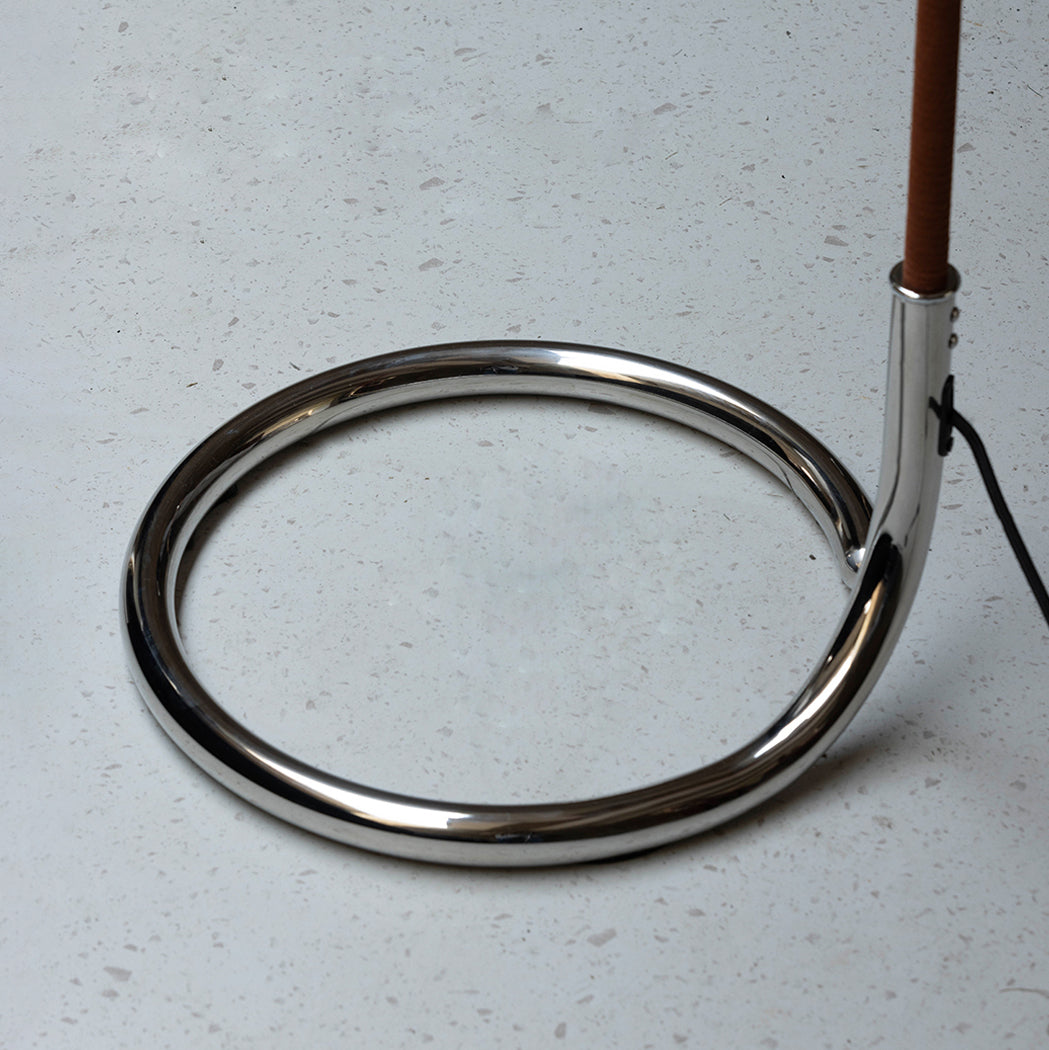 The silver color variant of the Dornstab Floor Lamp.