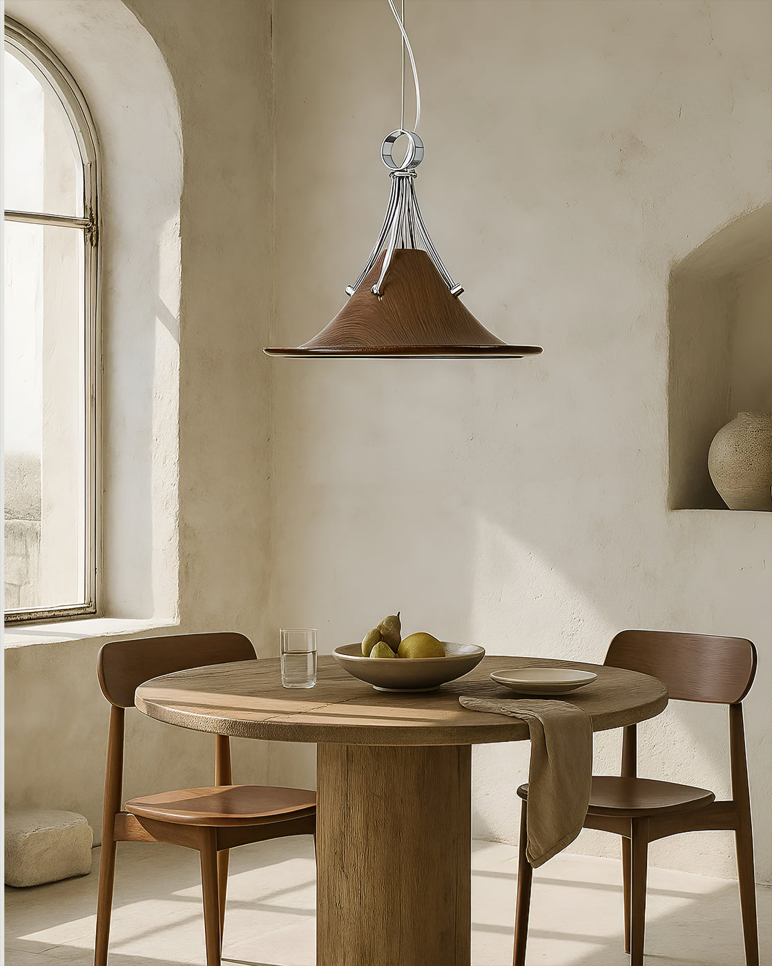 Dottie Pendant Light illuminating a kitchen island.