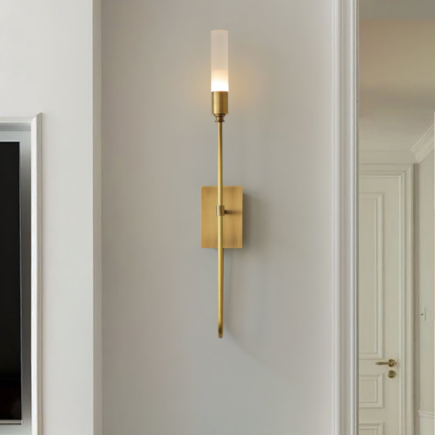 Yvori Wall Lamp Double Rod Minimalist-Neutral Decor