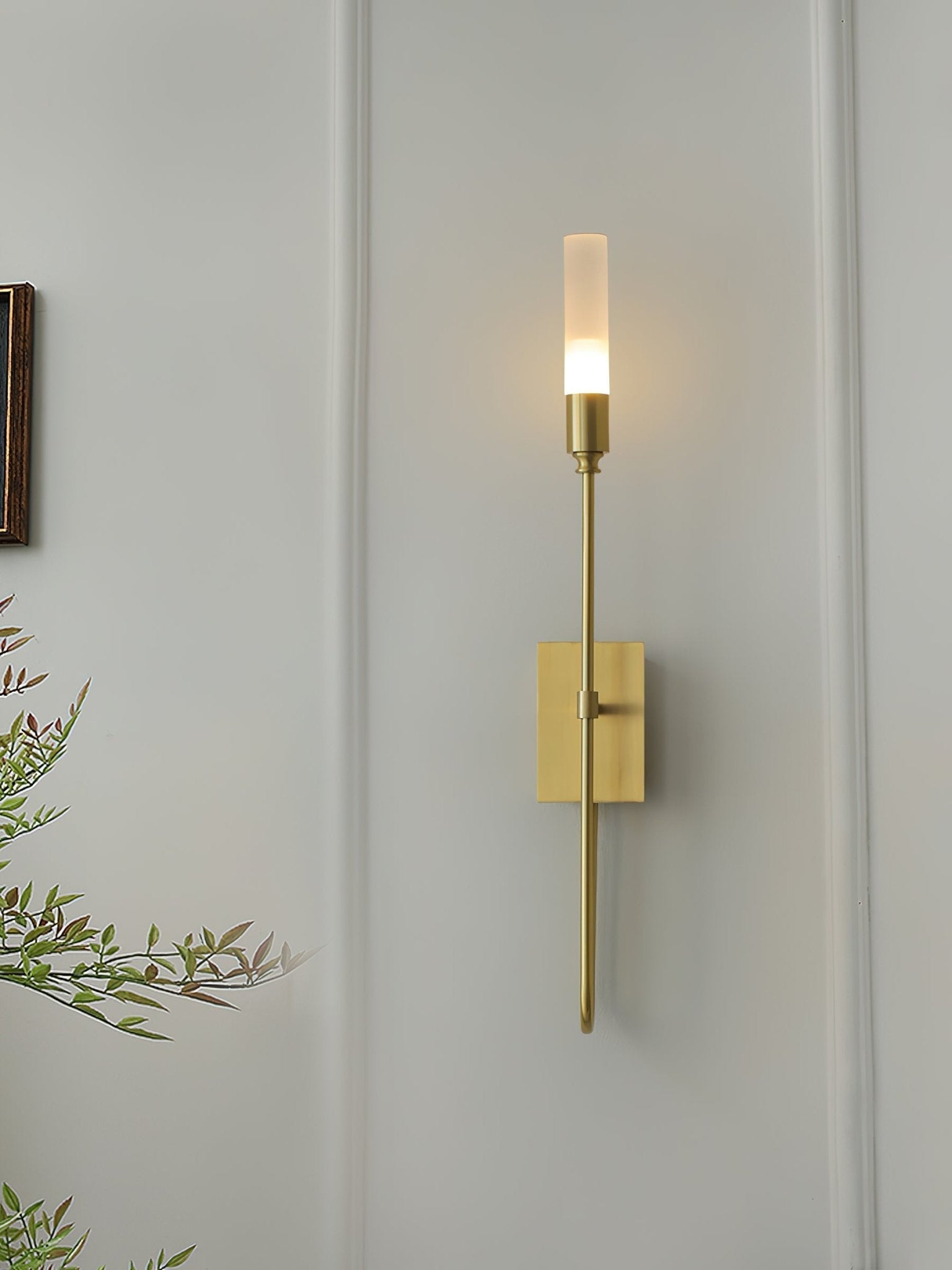 Yvori Wall Lamp Double Rod Minimalist-Neutral Decor