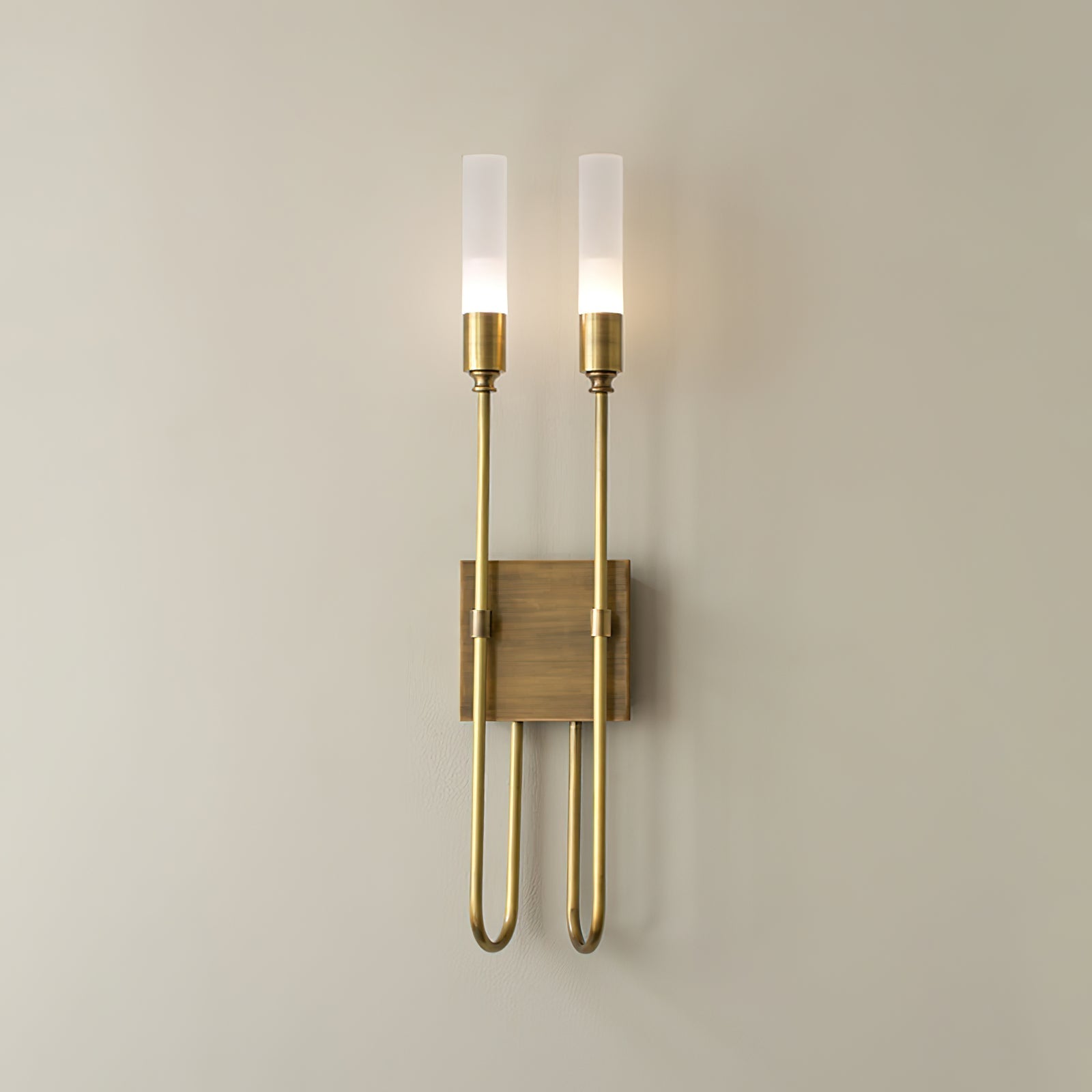 Yvori Wall Lamp Double Rod Minimalist-Neutral Decor