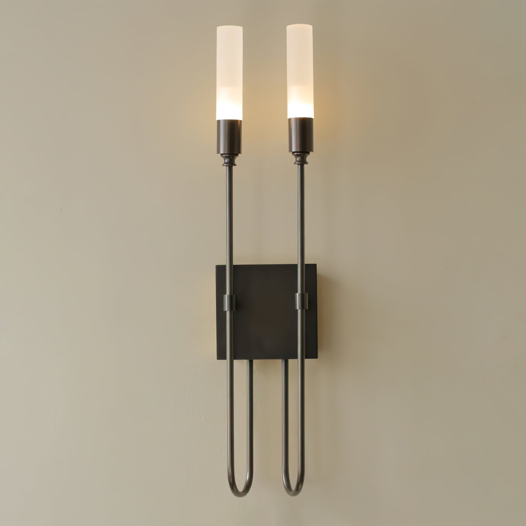 Yvori Wall Lamp Double Rod Minimalist-Neutral Decor