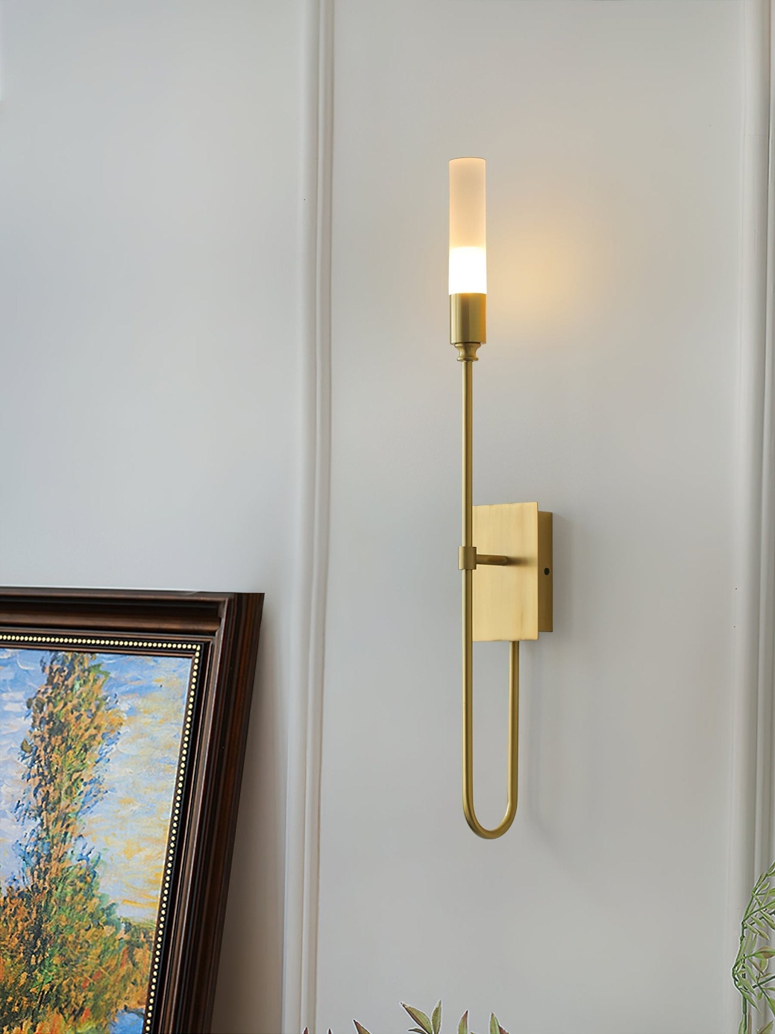 Yvori Wall Lamp Double Rod Minimalist-Neutral Decor
