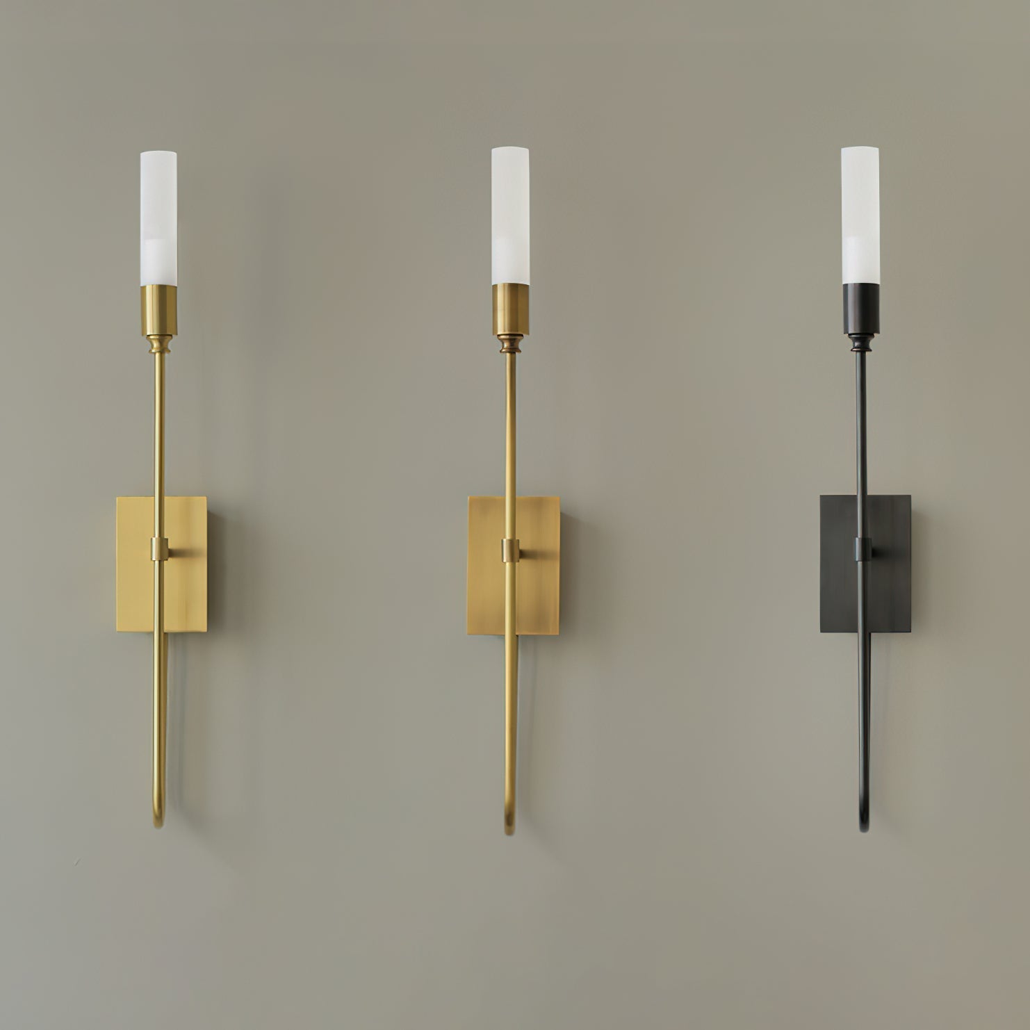 Yvori Wall Lamp Double Rod Minimalist-Neutral Decor