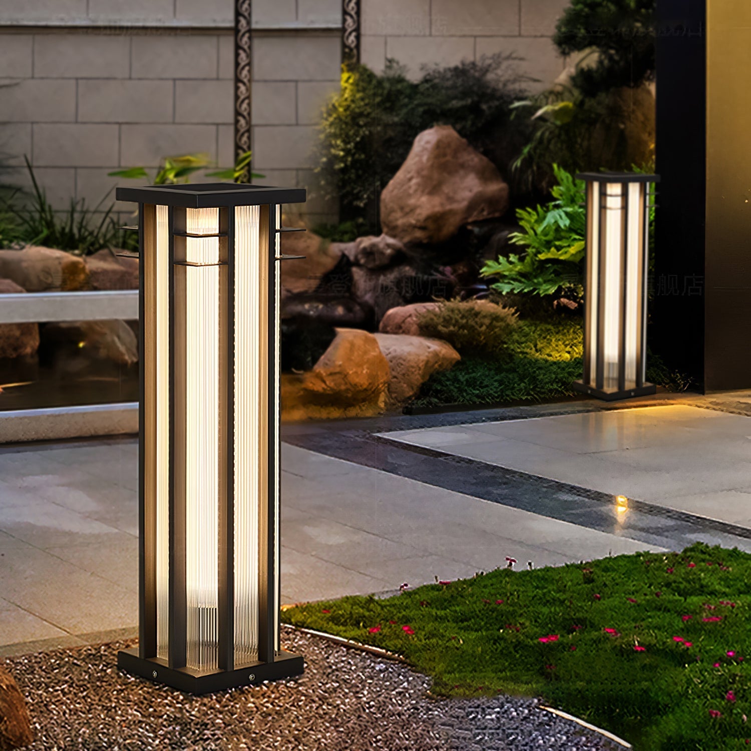 Strata Double Axis Outdoor Post Lamp-Neutral Decor