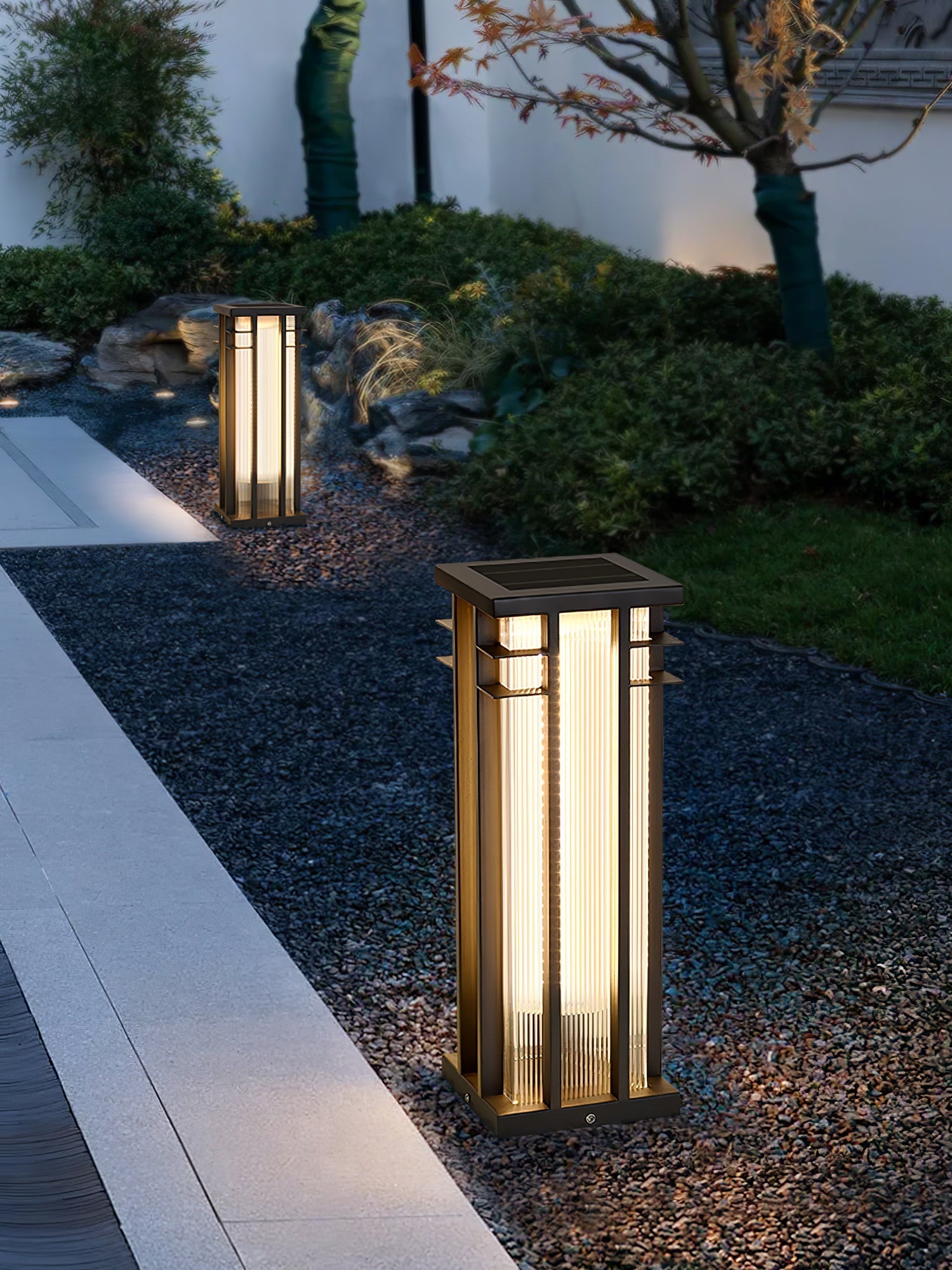 Strata Double Axis Outdoor Post Lamp-Neutral Decor