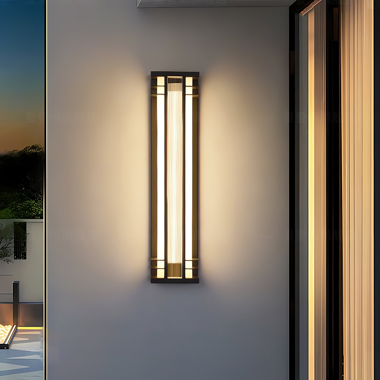 Nevenor Unique Double Axis Outdoor Wall Lamp-Neutral Decor