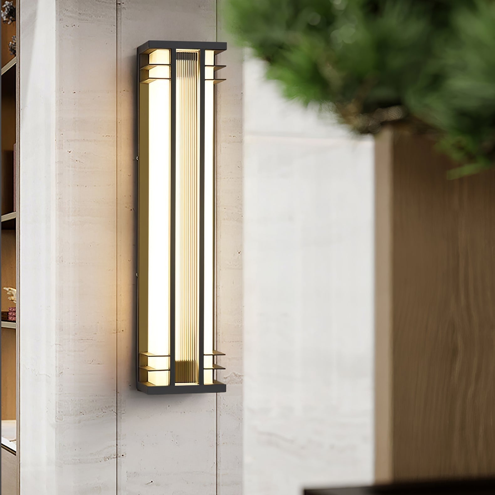Nevenor Unique Double Axis Outdoor Wall Lamp-Neutral Decor