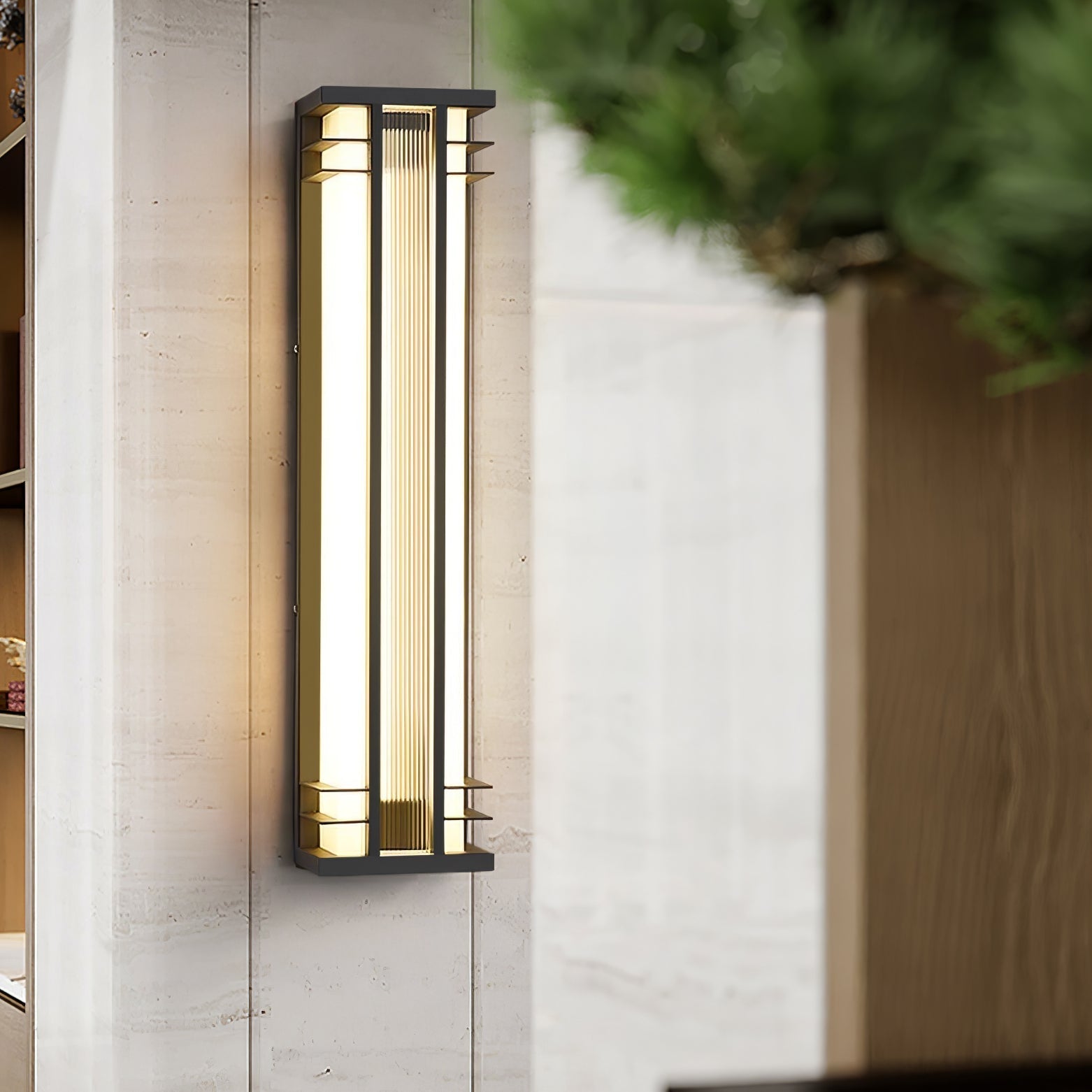 Nevenor Unique Double Axis Outdoor Wall Lamp-Neutral Decor