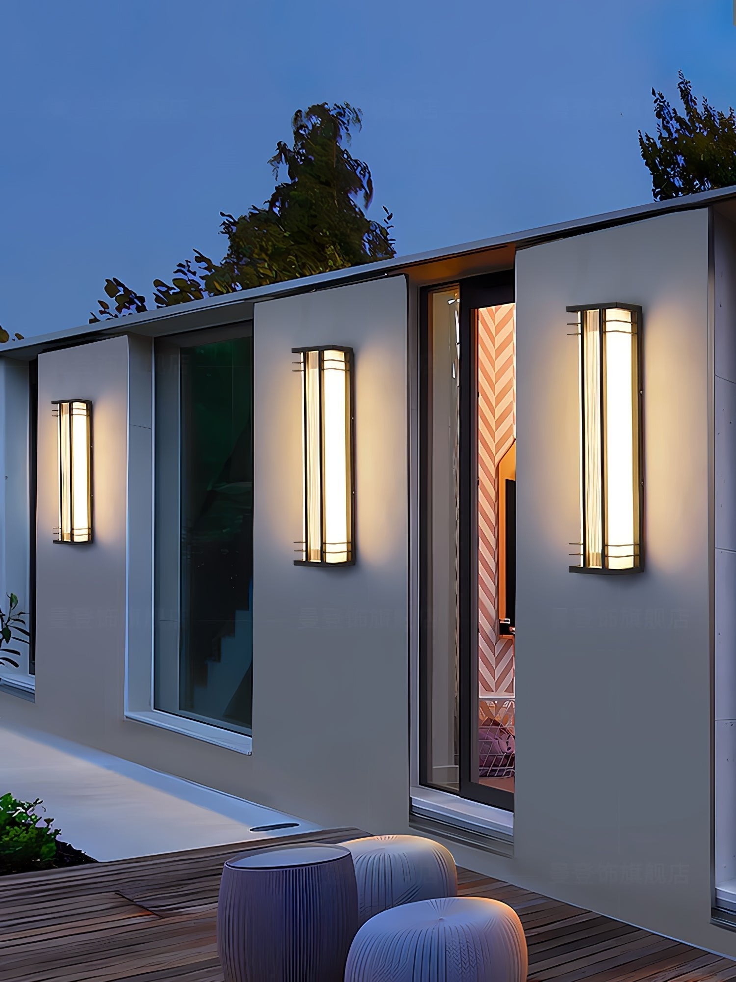 Nevenor Unique Double Axis Outdoor Wall Lamp-Neutral Decor