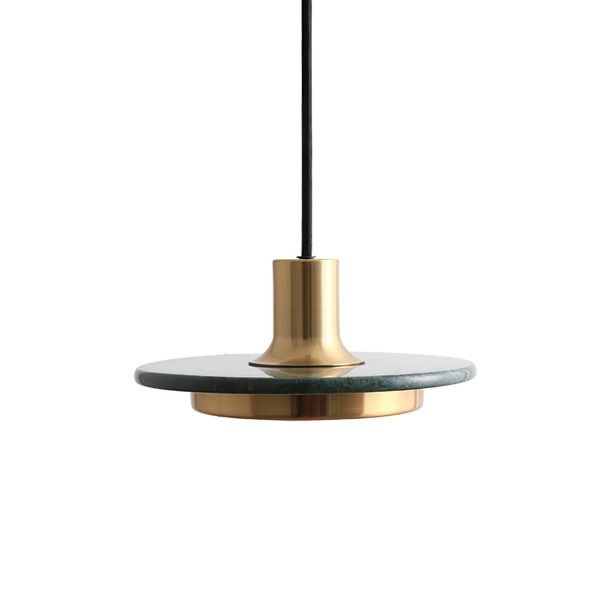 Bram Pendant Lamp Marble Double Circle Modern-Neutral Decor
