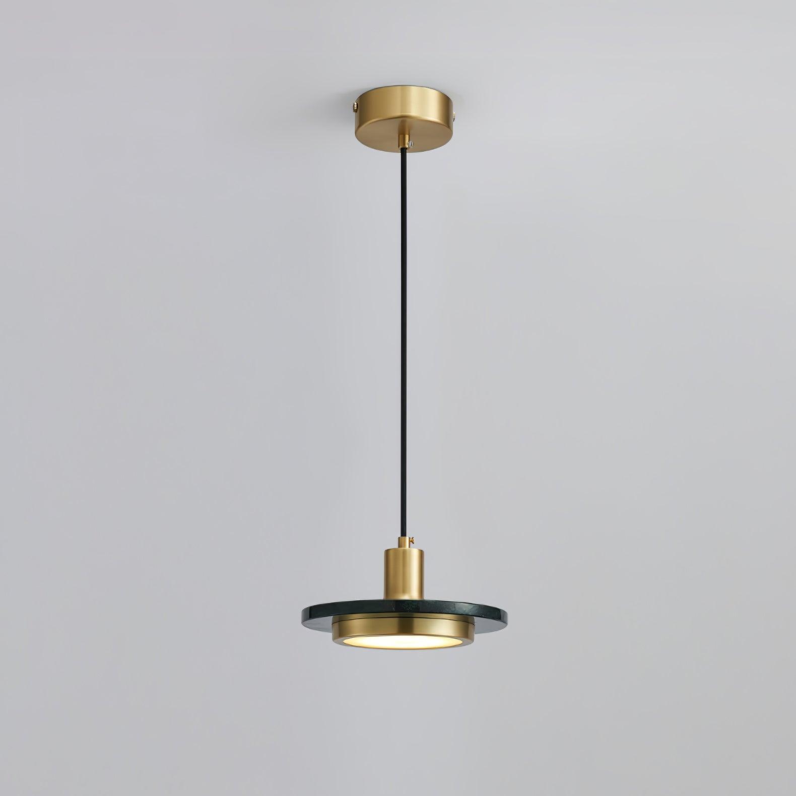 Bram Pendant Lamp Marble Double Circle Modern-Neutral Decor