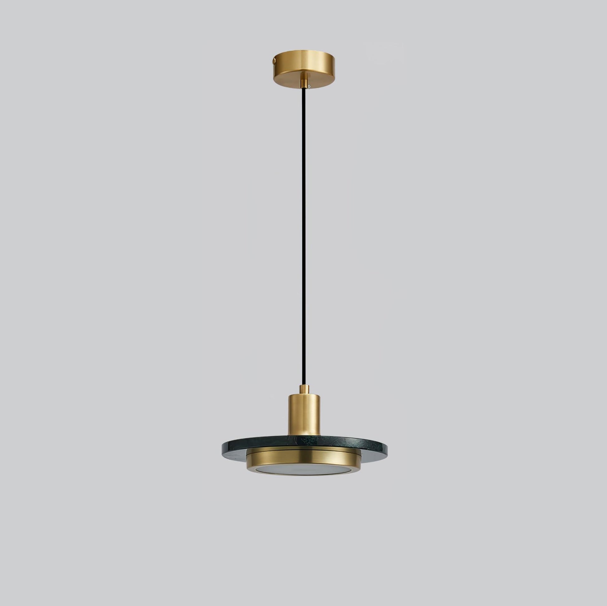 Bram Pendant Lamp Marble Double Circle Modern-Neutral Decor