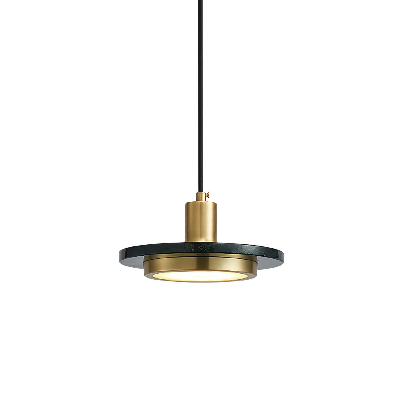 Bram Pendant Lamp Marble Double Circle Modern-Neutral Decor