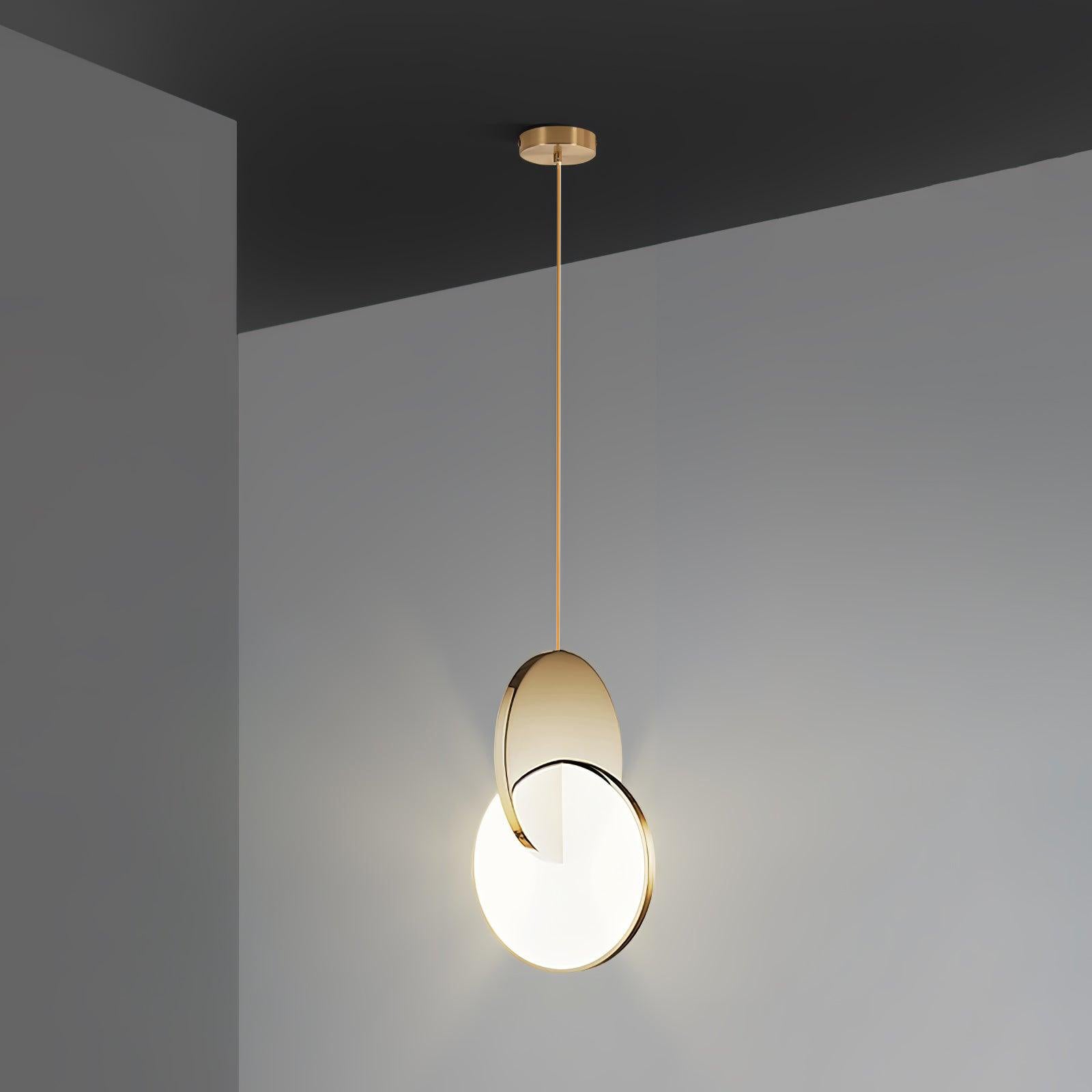 Lysola Wood Ring Pendant Light-Neutral Decor