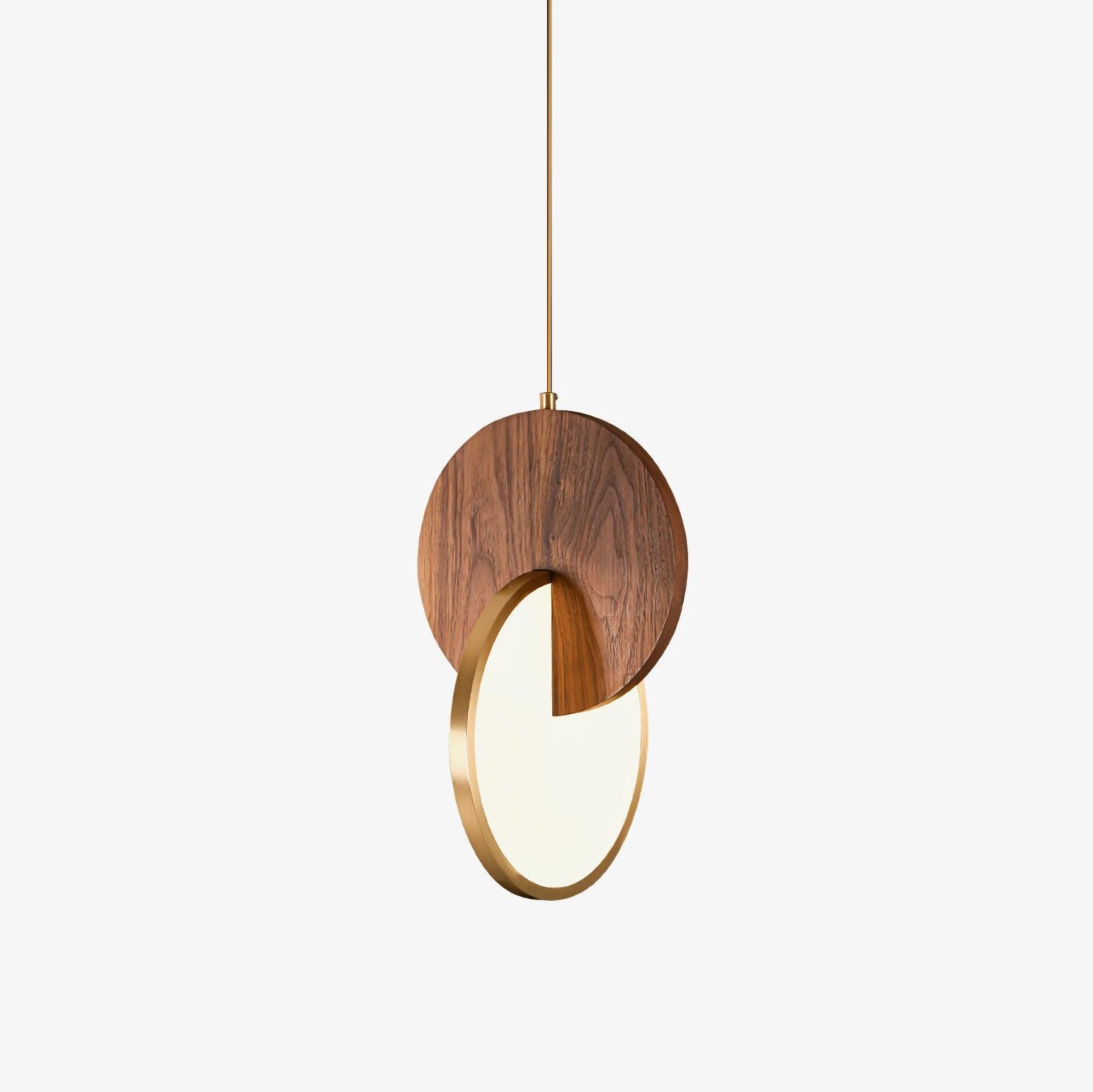 Lysola Wood Ring Pendant Light-Neutral Decor