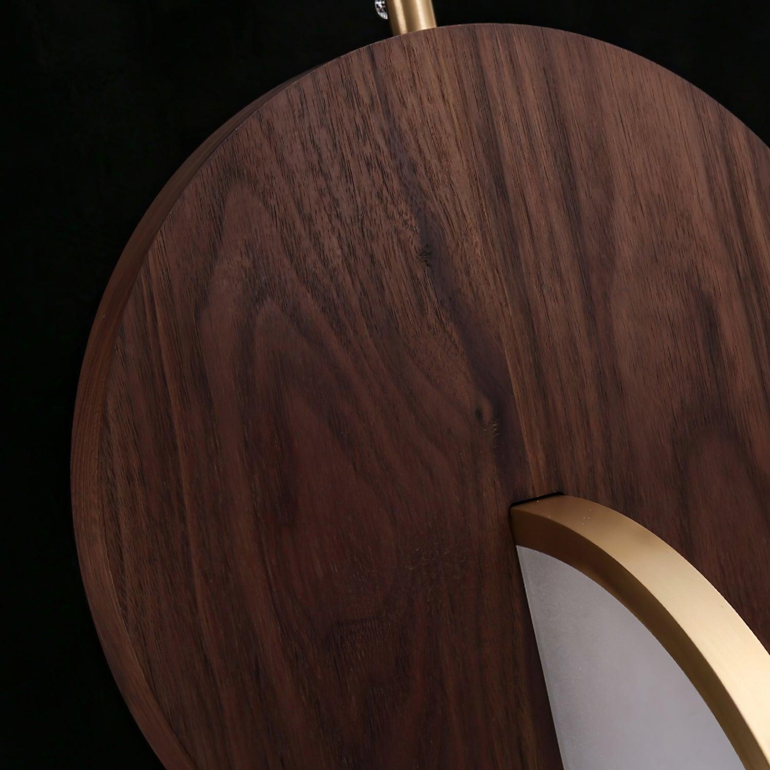 Lysola Wood Ring Pendant Light-Neutral Decor