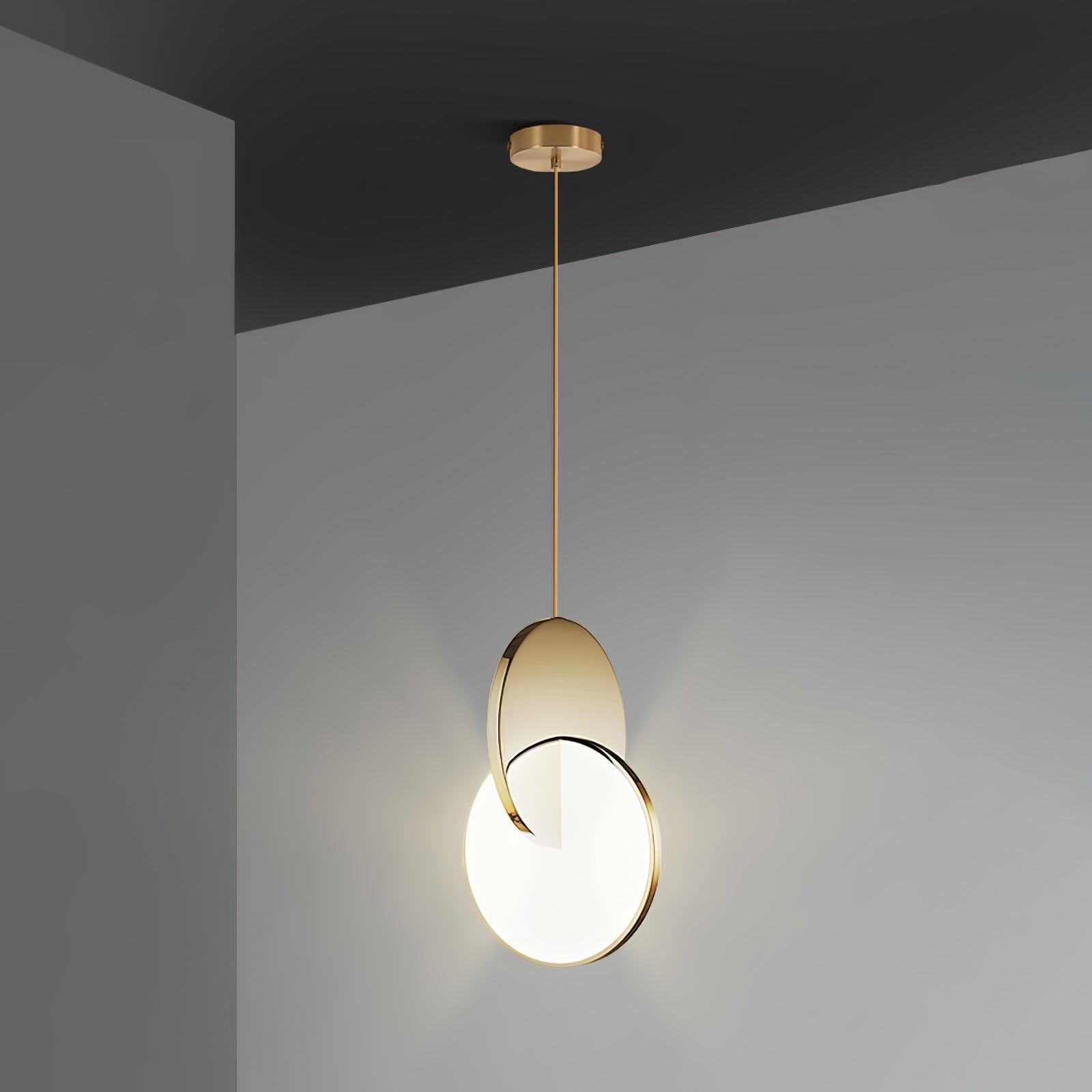 Lysola Wood Ring Pendant Light-Neutral Decor