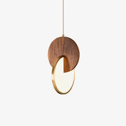 Lysola Wood Ring Pendant Light-Neutral Decor