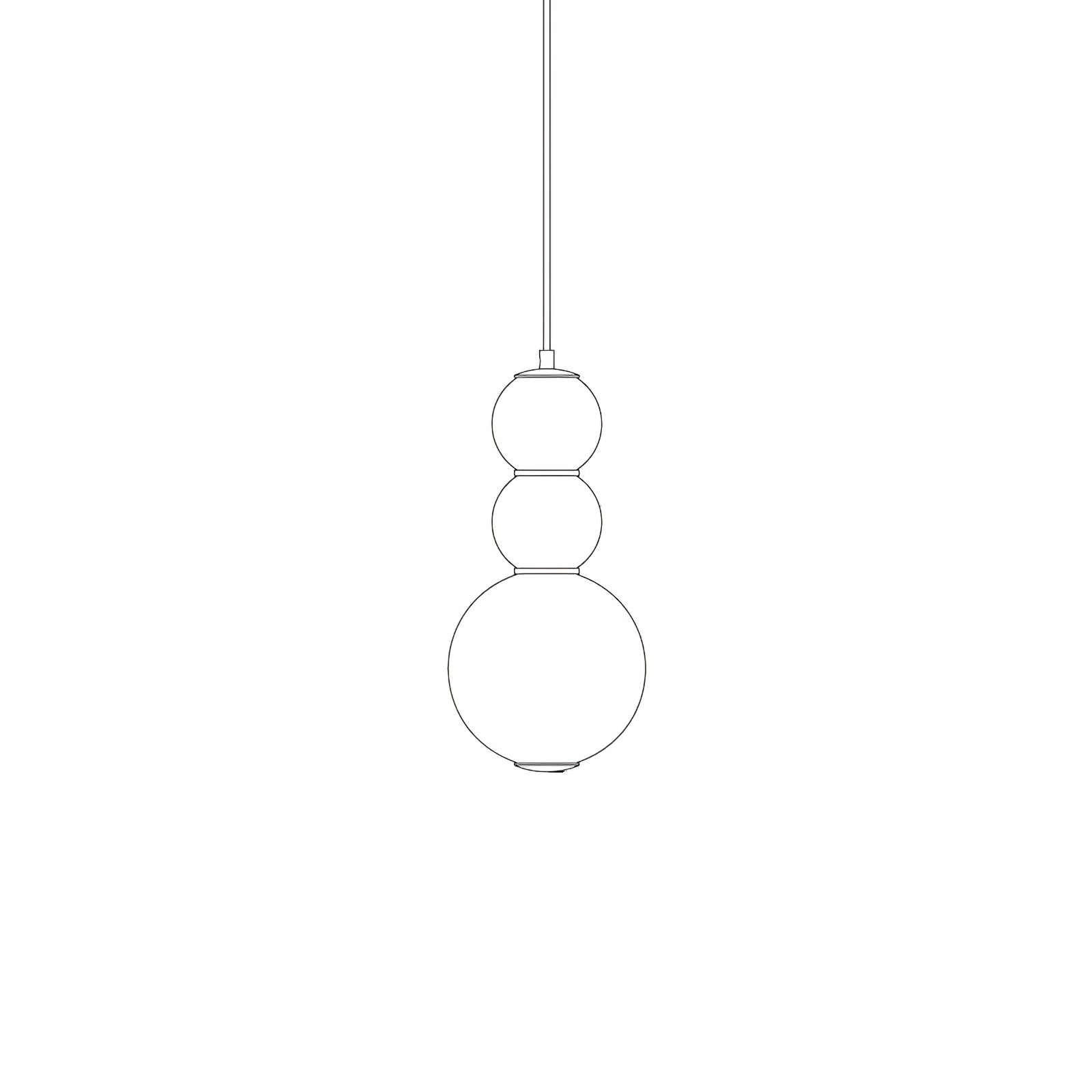 Frankie Minimalist Glass Pendant Light-Neutral Decor