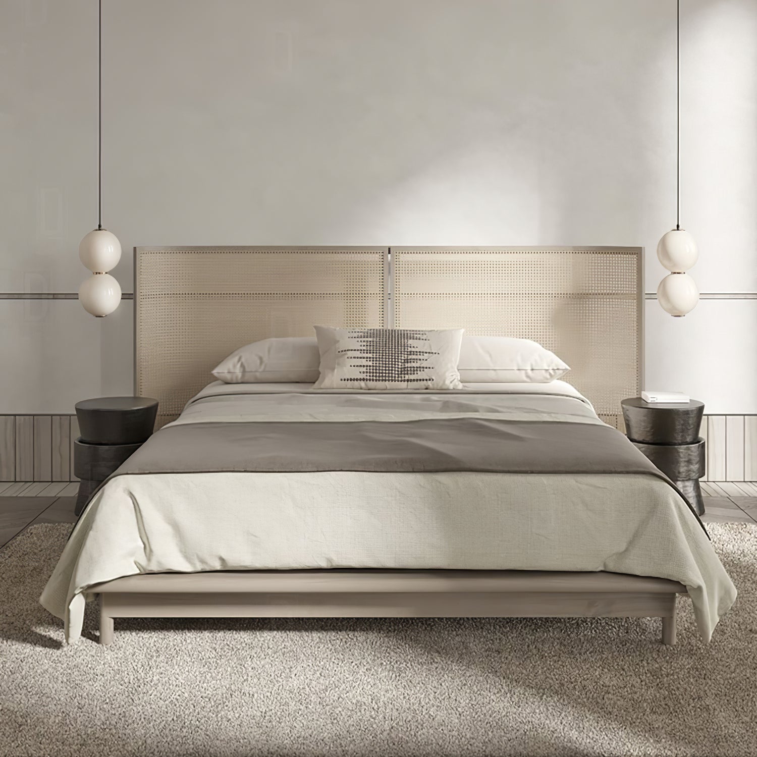 Frankie Minimalist Glass Pendant Light-Neutral Decor