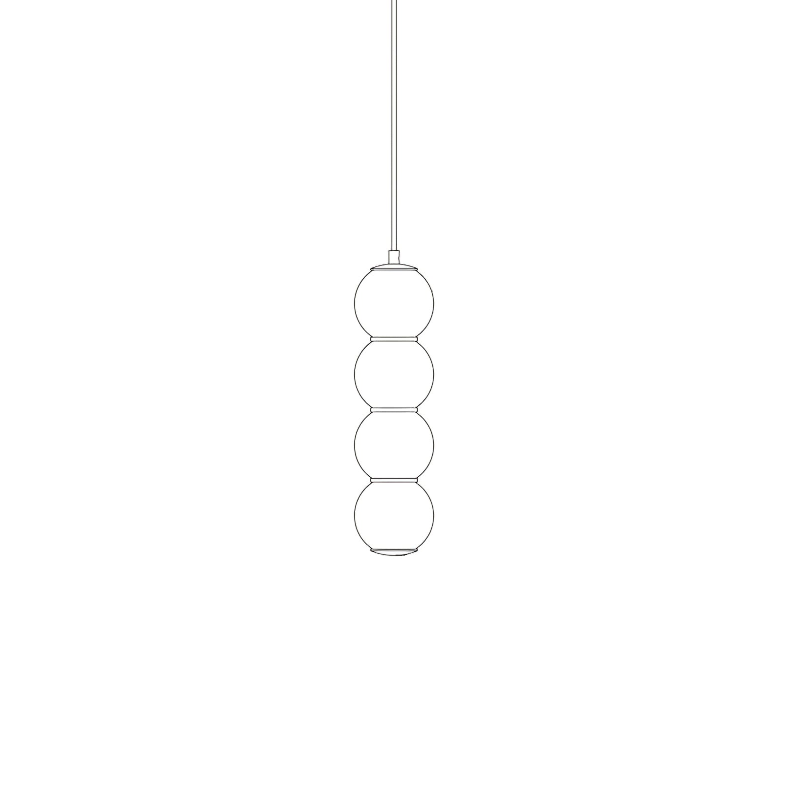 Frankie Minimalist Glass Pendant Light-Neutral Decor