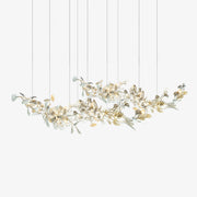 Double Layer Combination Gingko Chandelier-Neutral Decor