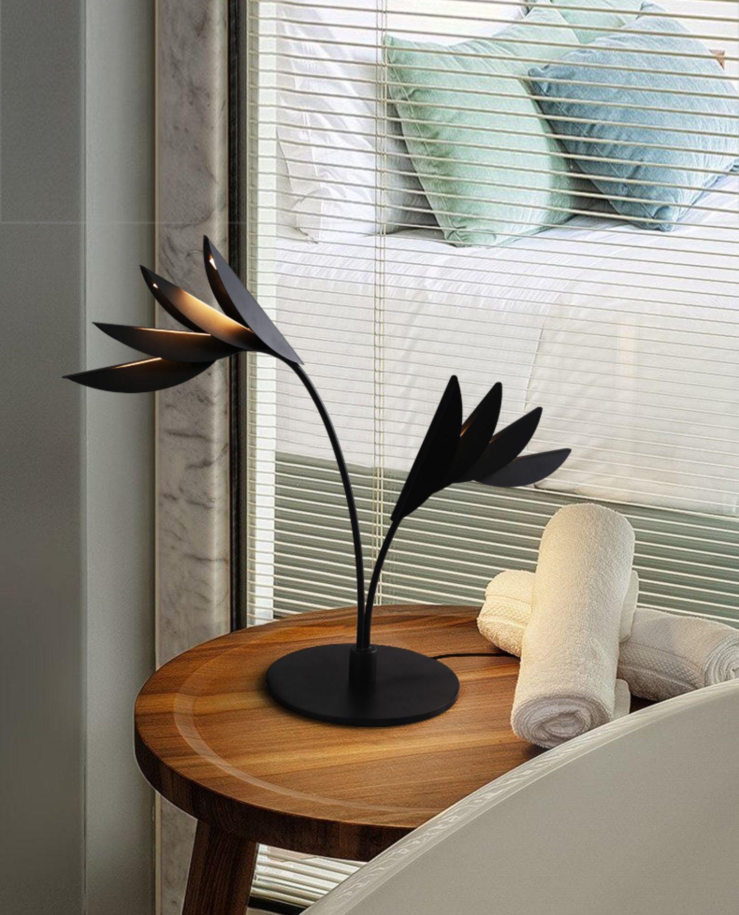 Palmara Art Deco Table Lamp-Neutral Decor