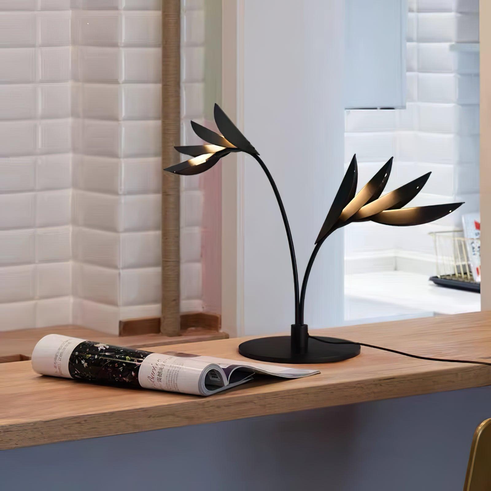 Palmara Art Deco Table Lamp-Neutral Decor