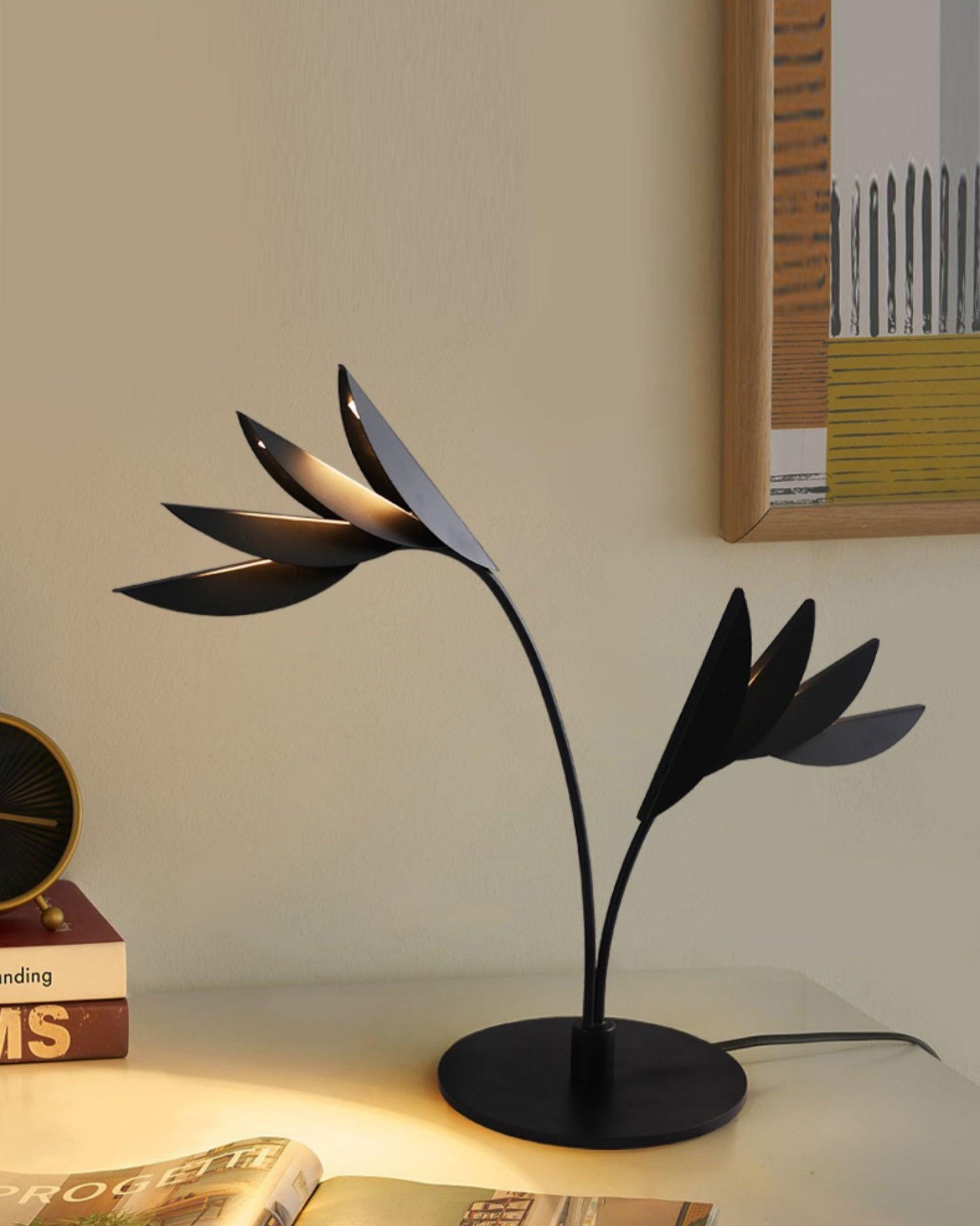 Palmara Art Deco Table Lamp-Neutral Decor