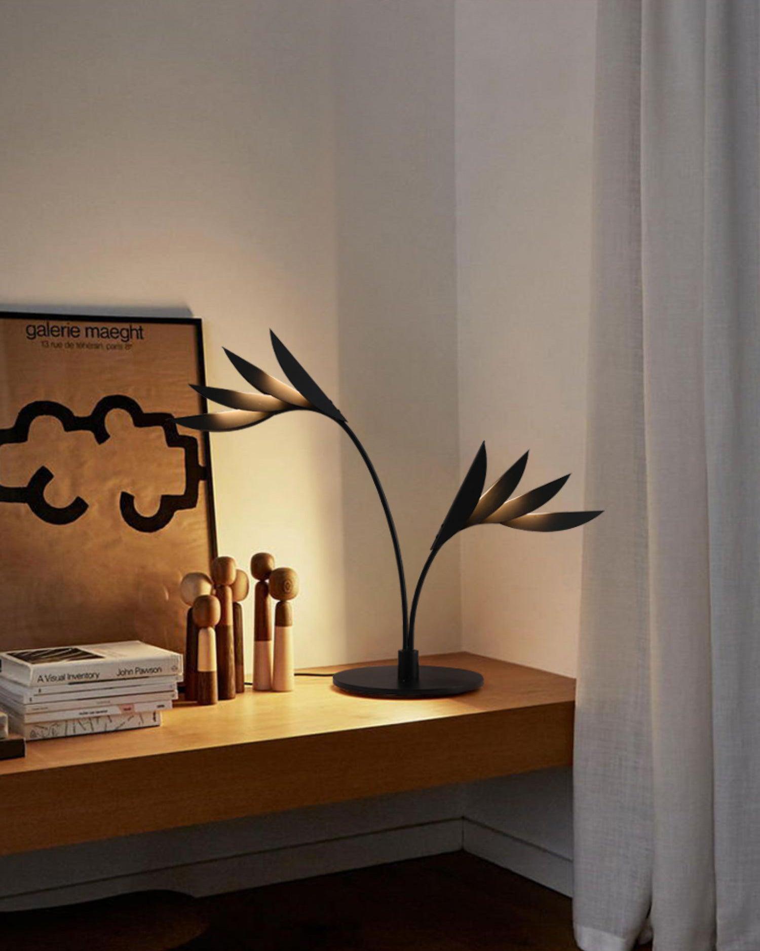 Palmara Art Deco Table Lamp-Neutral Decor