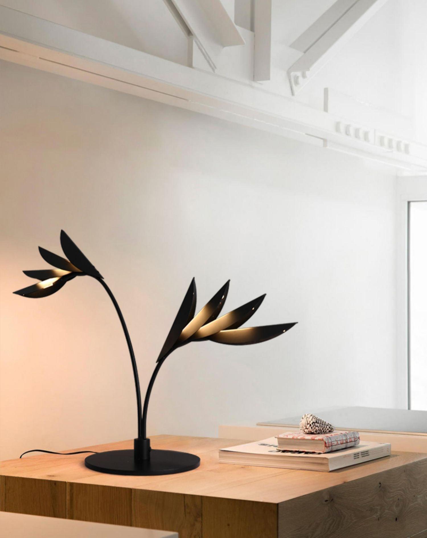 Palmara Art Deco Table Lamp-Neutral Decor