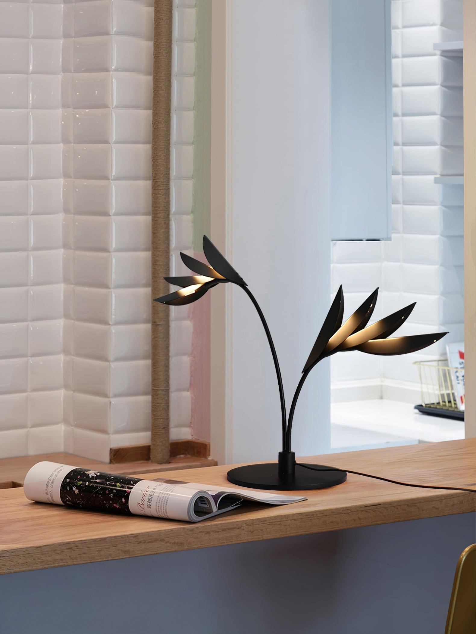 Palmara Art Deco Table Lamp-Neutral Decor