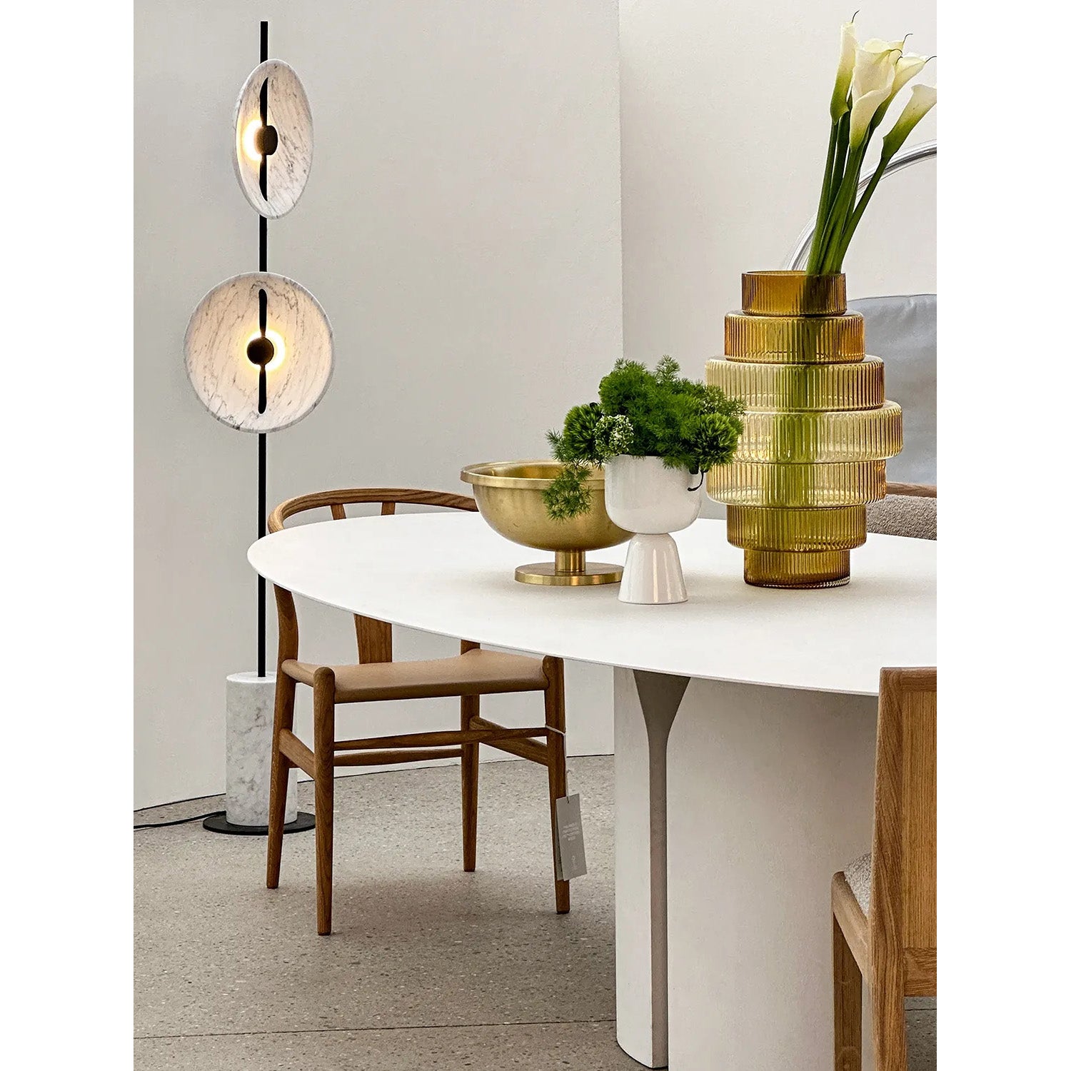 Dione Moon Floor Lamp