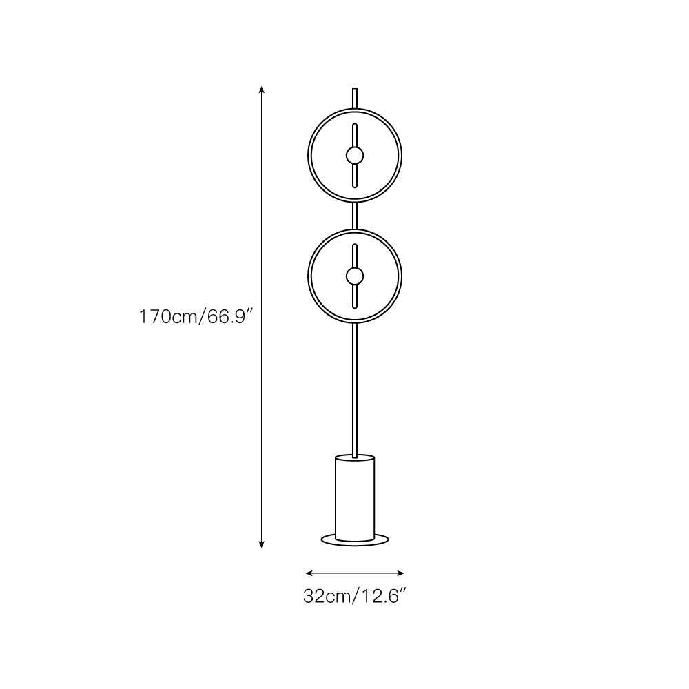 Dione Moon Floor Lamp