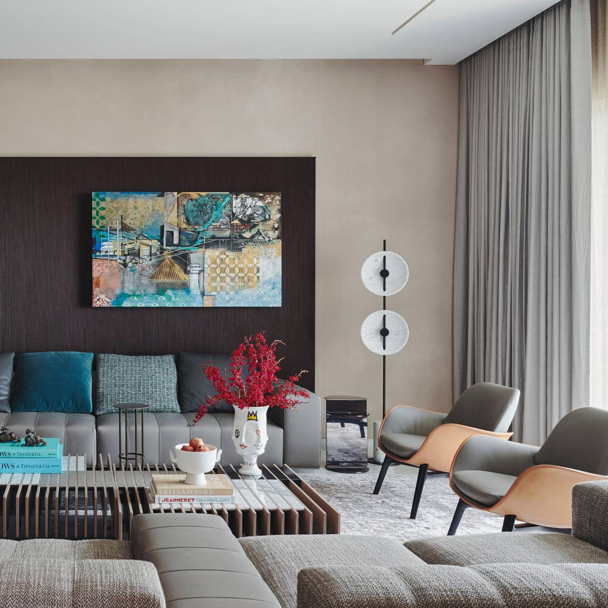 Dione Moon Floor Lamp