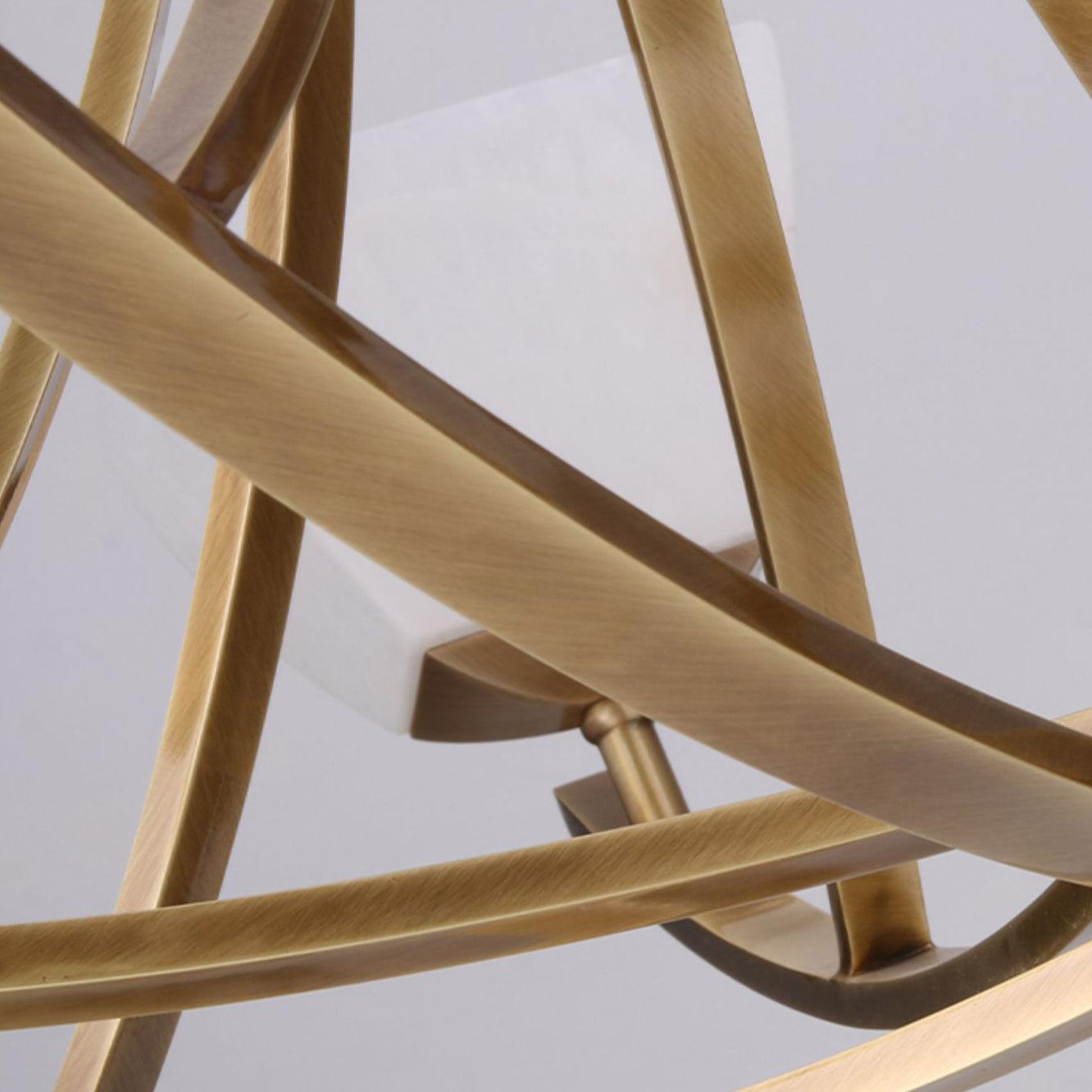 Crown Classic Brass Chandelier-Neutral Decor