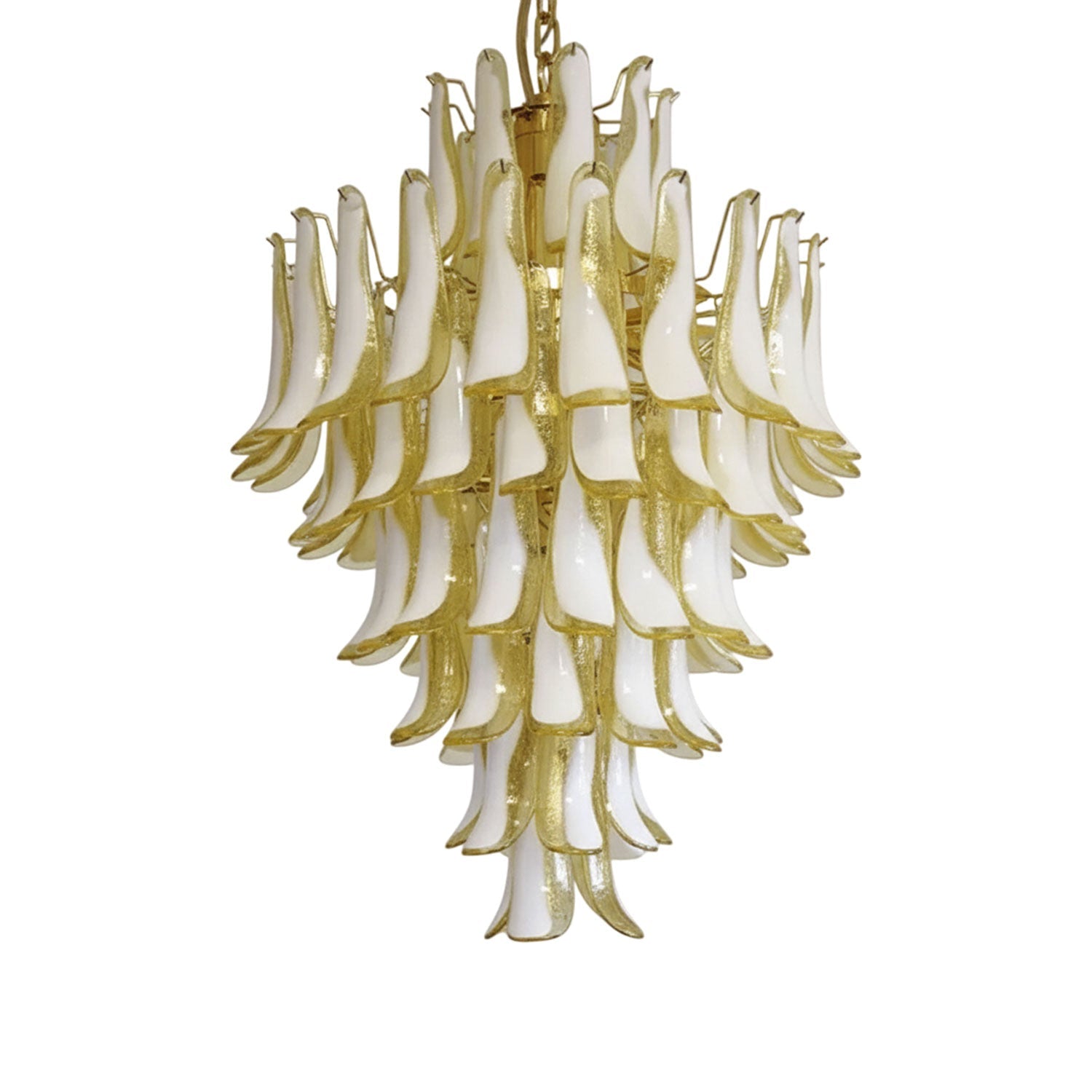 Dravina Glass Petals Pendant Lamp-Neutral Decor